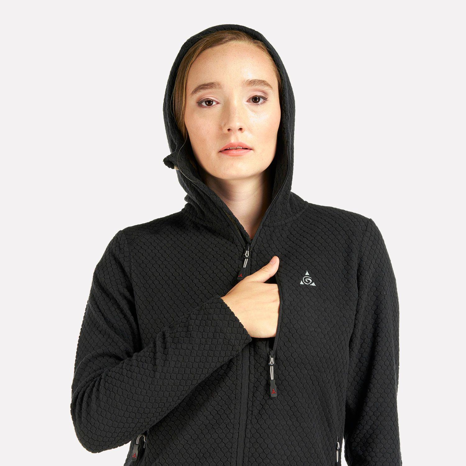 Poleron Mujer Secoya Hoody Negro Geography-4