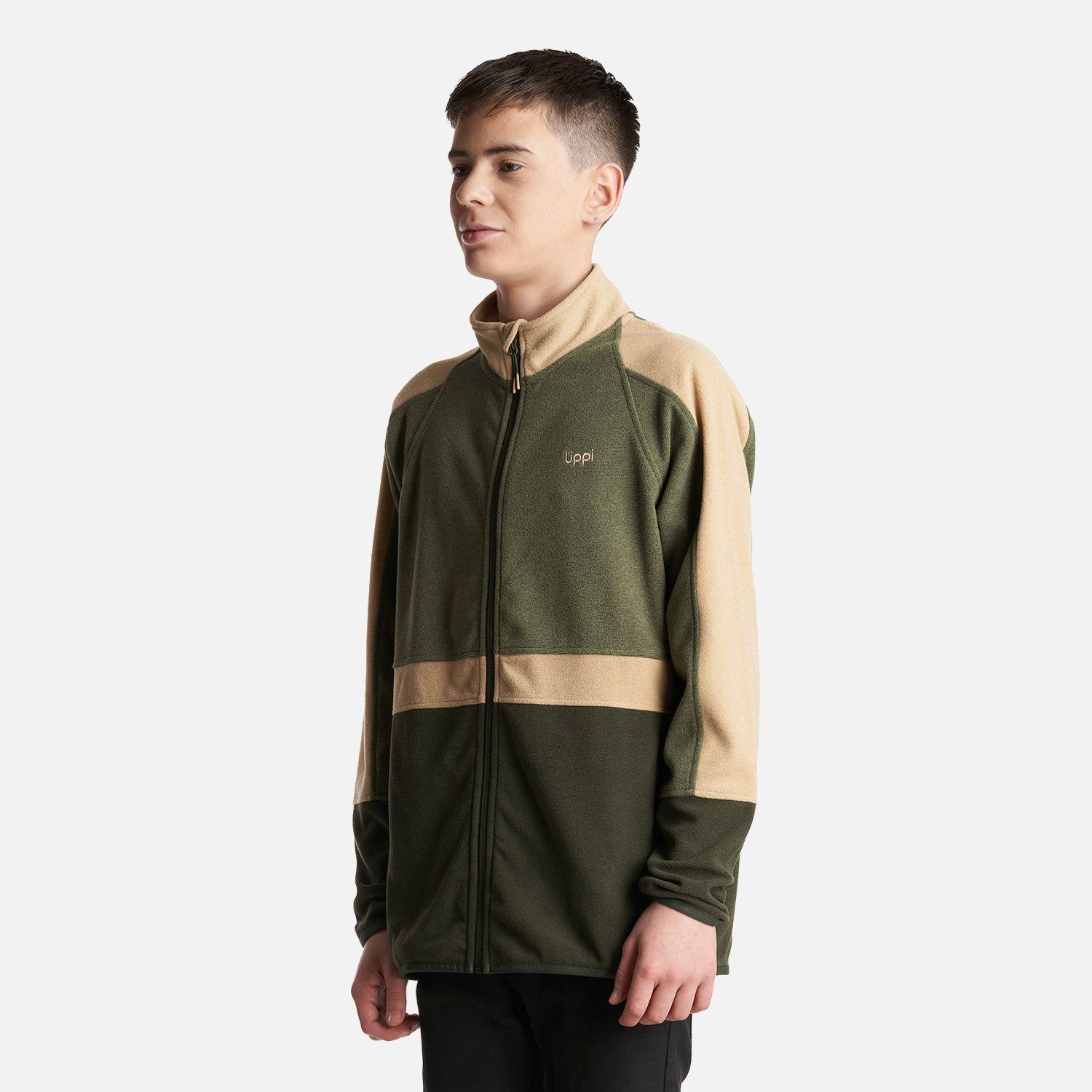 Poleron Teen Boy FirePlace Sweatshirt Verde Musgo Lippi-2