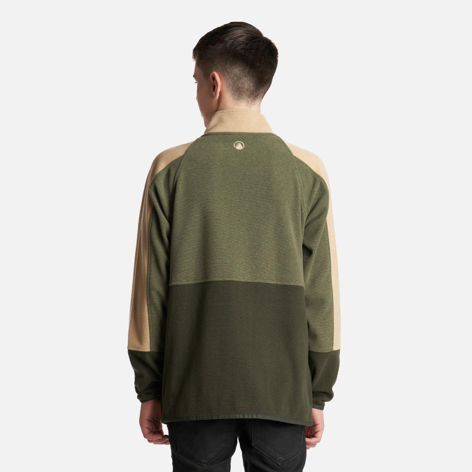Poleron Teen Boy FirePlace Sweatshirt Verde Musgo Lippi-3