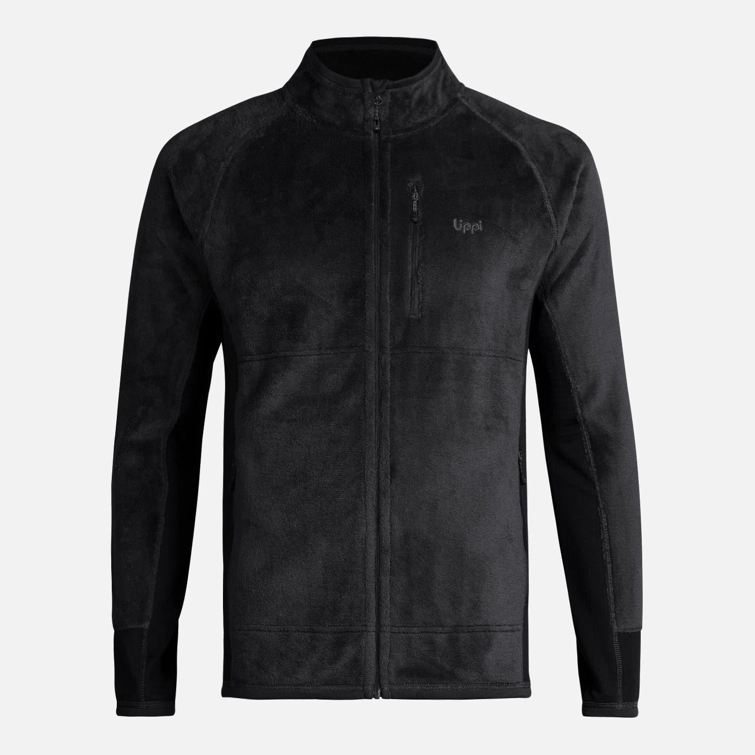 Poleron Hombre Numan Shaggy-Pro Jacket Negro Lippi I23-0