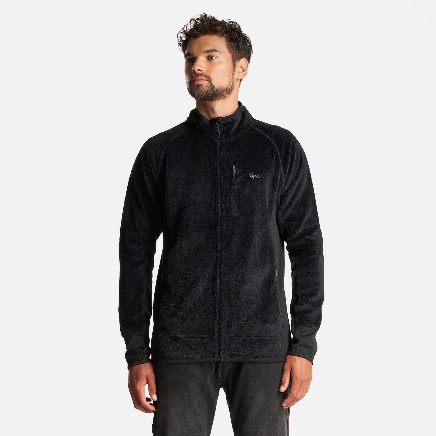 Poleron Hombre Numan Shaggy-Pro Jacket Negro Lippi I23-1
