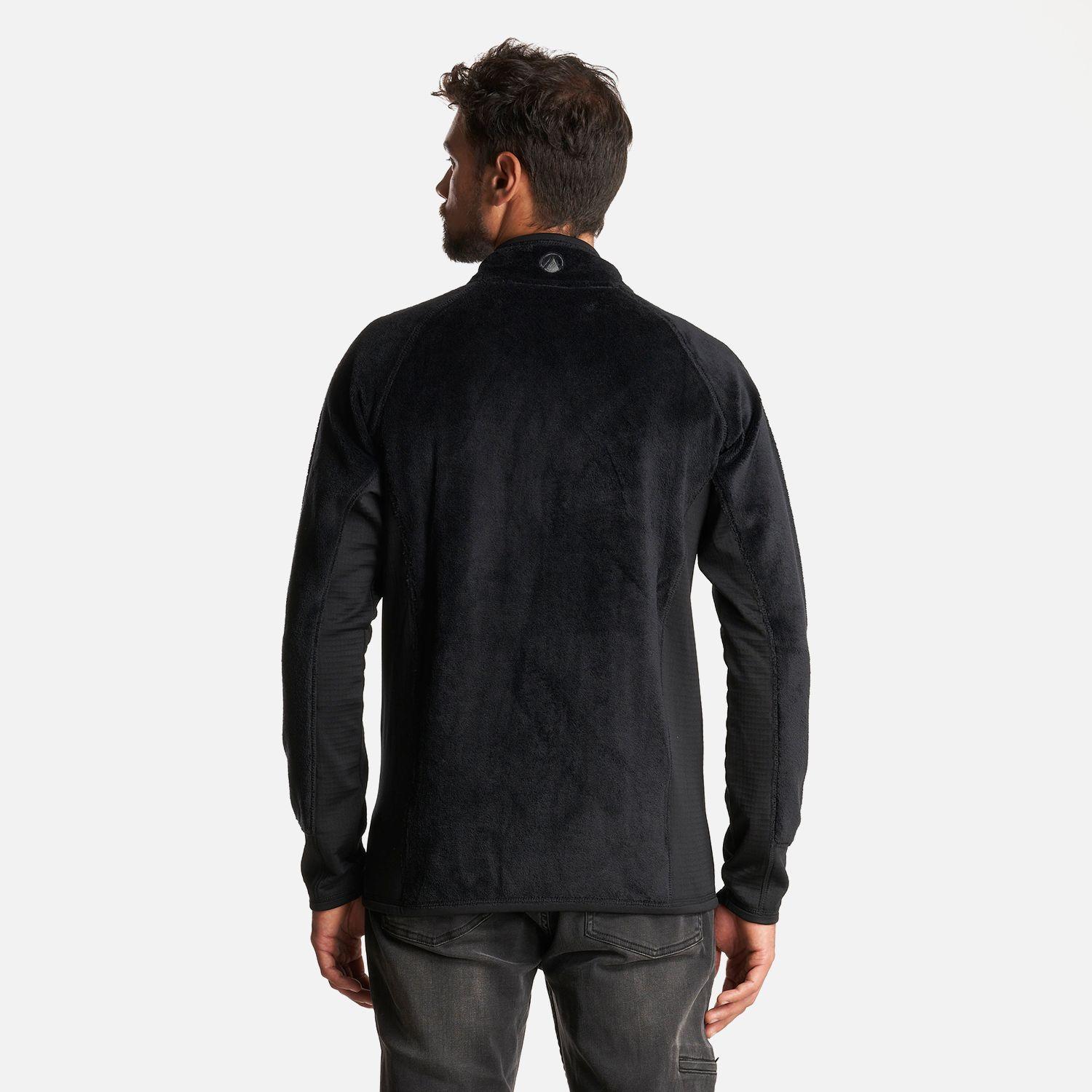 Poleron Hombre Numan Shaggy-Pro Jacket Negro Lippi I23-3