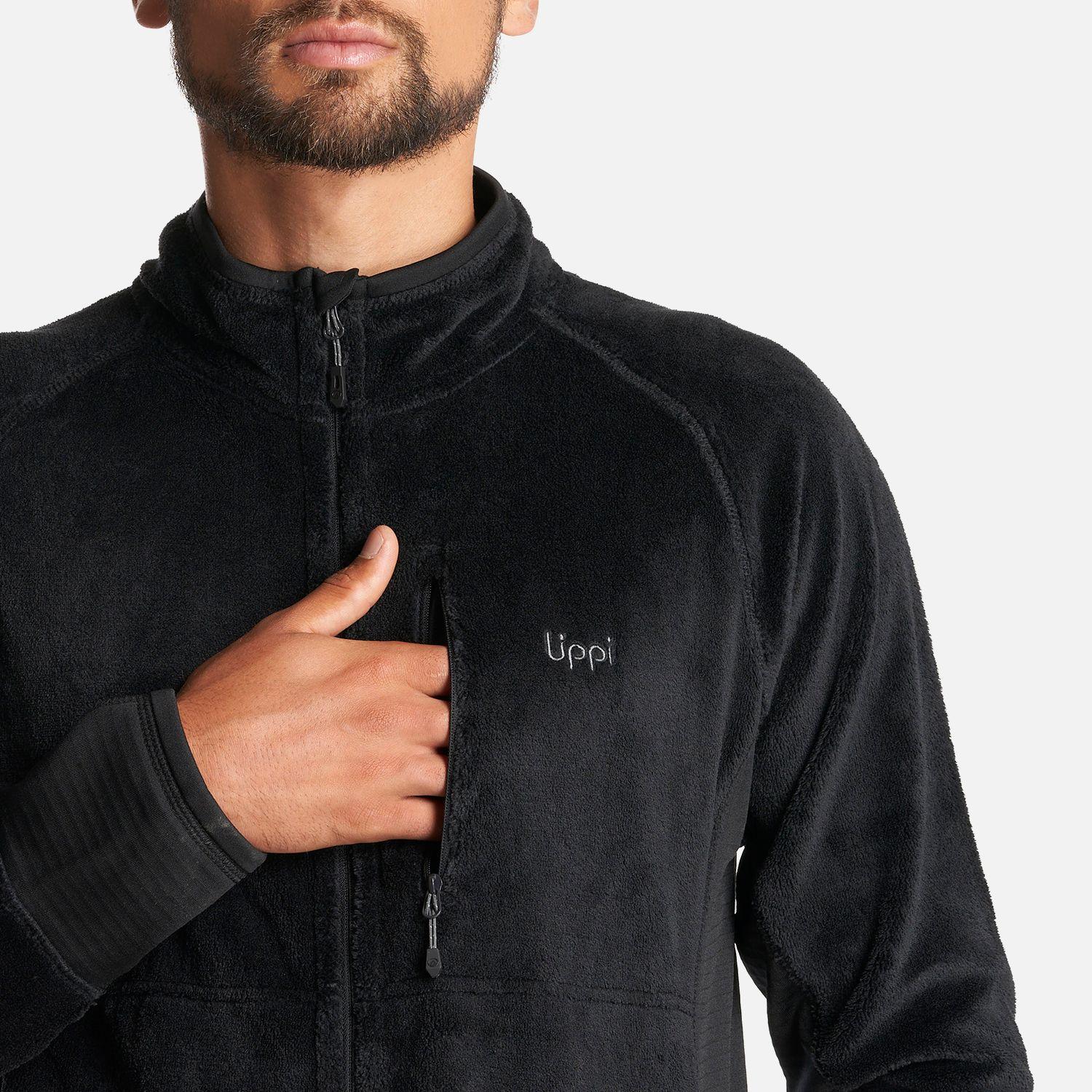 Poleron Hombre Numan Shaggy-Pro Jacket Negro Lippi I23-4