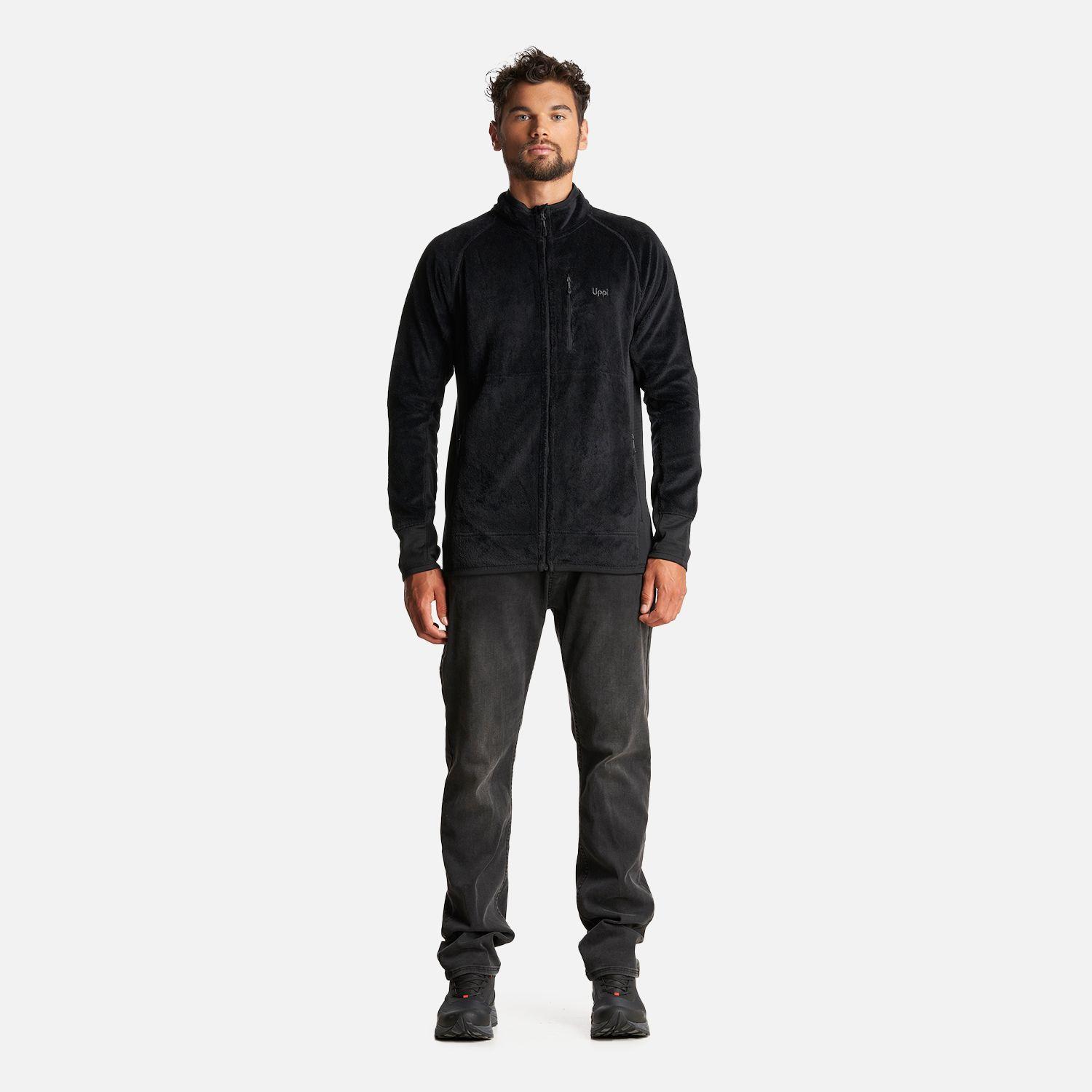 Poleron Hombre Numan Shaggy-Pro Jacket Negro Lippi I23-6
