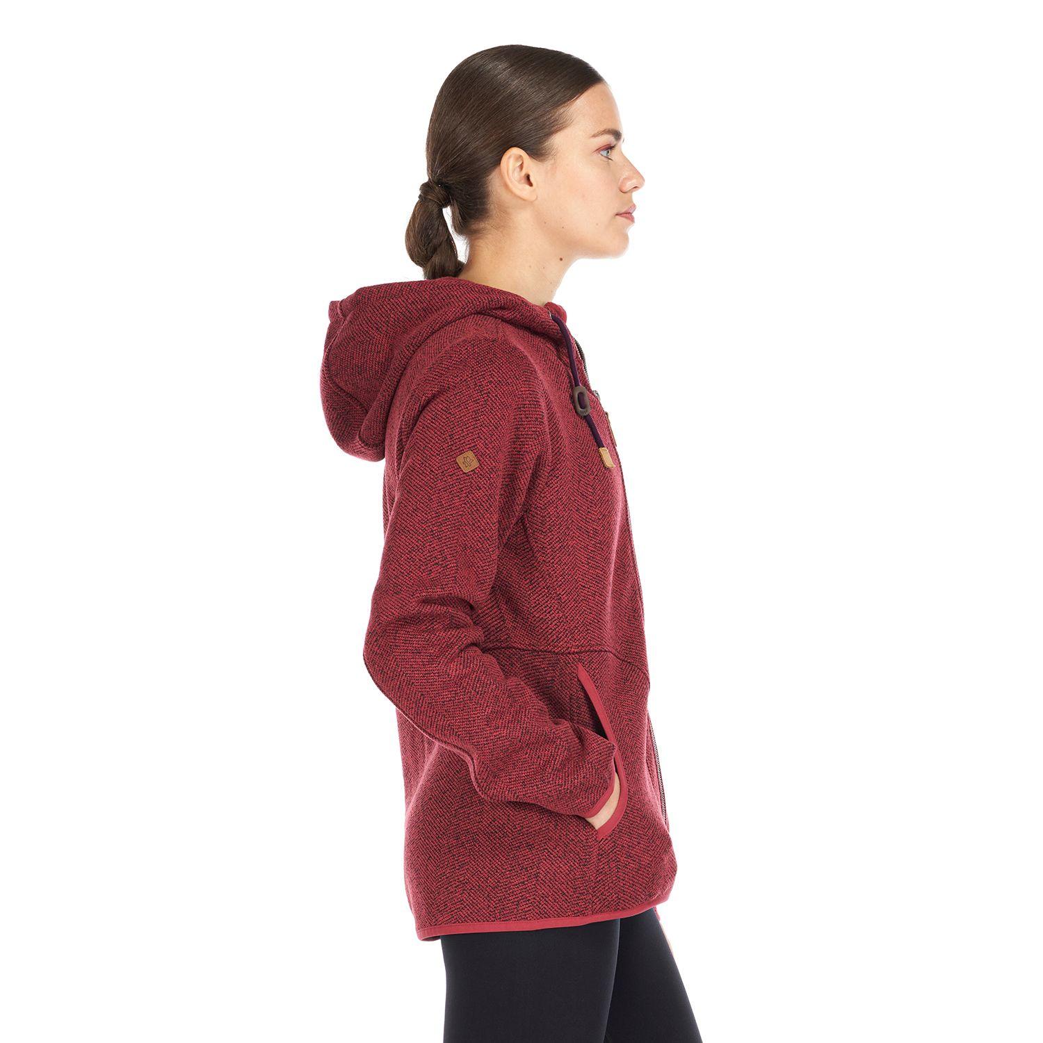 Polar Mujer Alamo Blend-Pro Jacket Rosa Oscuro Lippi-3
