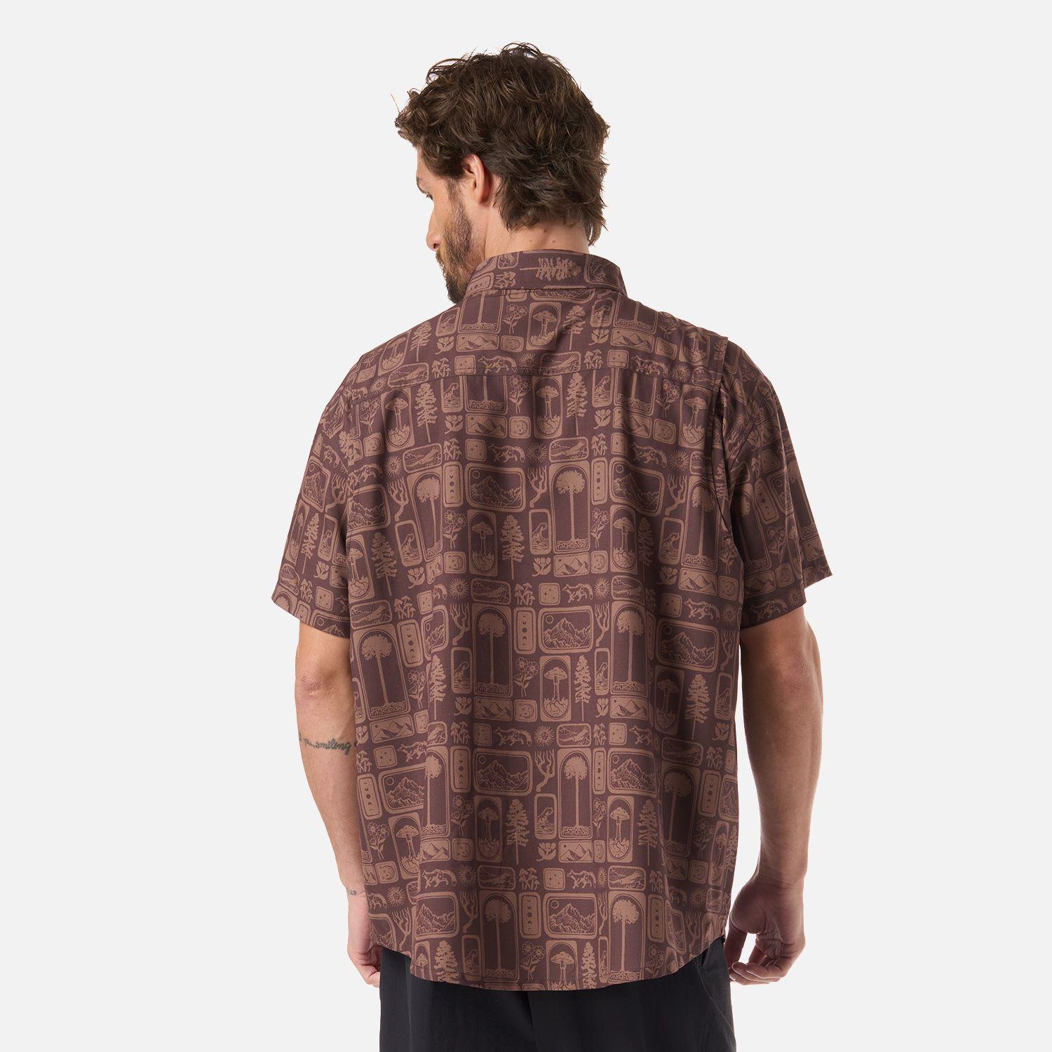 Camisa Hombre Cumbre Manga Corta Print Cafe Haka Honu V26-2