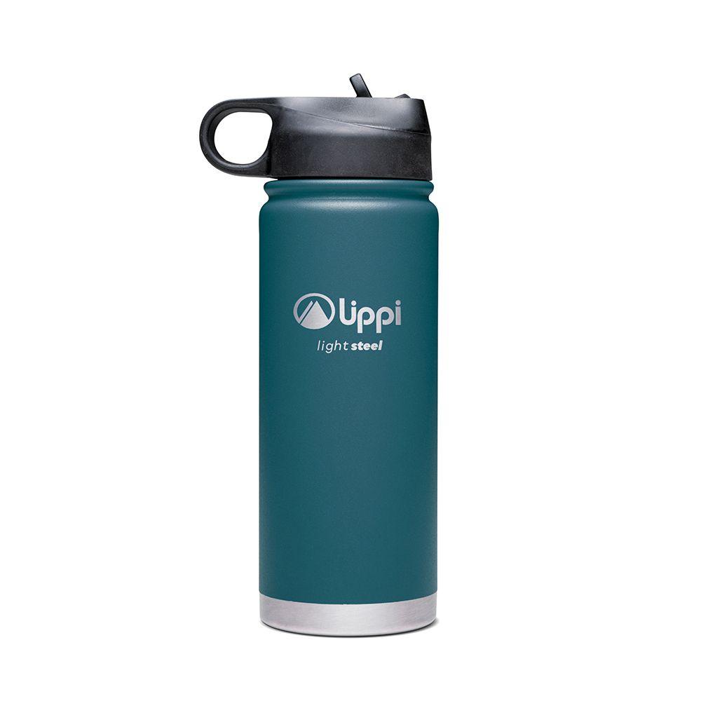 Botella Unisex Light Steel Sport Top Bottle 550 ML Azul Piedra Lippi-0