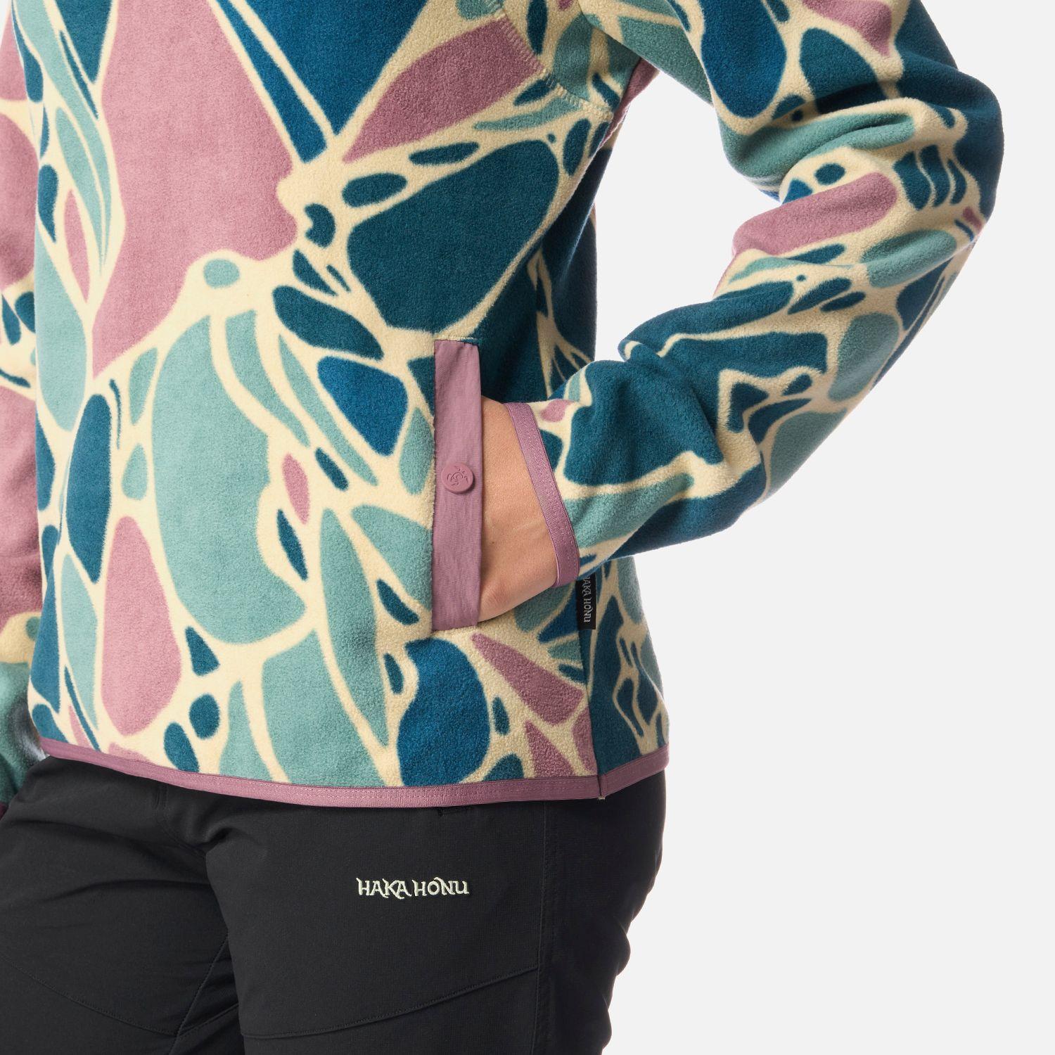 Polar Mujer Tokerau Print Petroleo Haka Honu I26-4