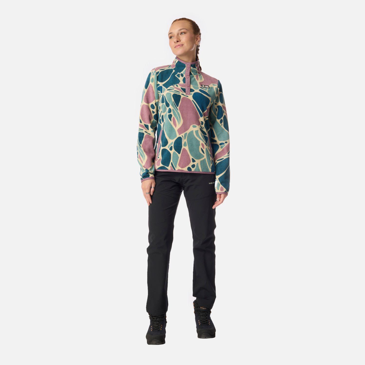 Polar Mujer Tokerau Print Petroleo Haka Honu I26-5