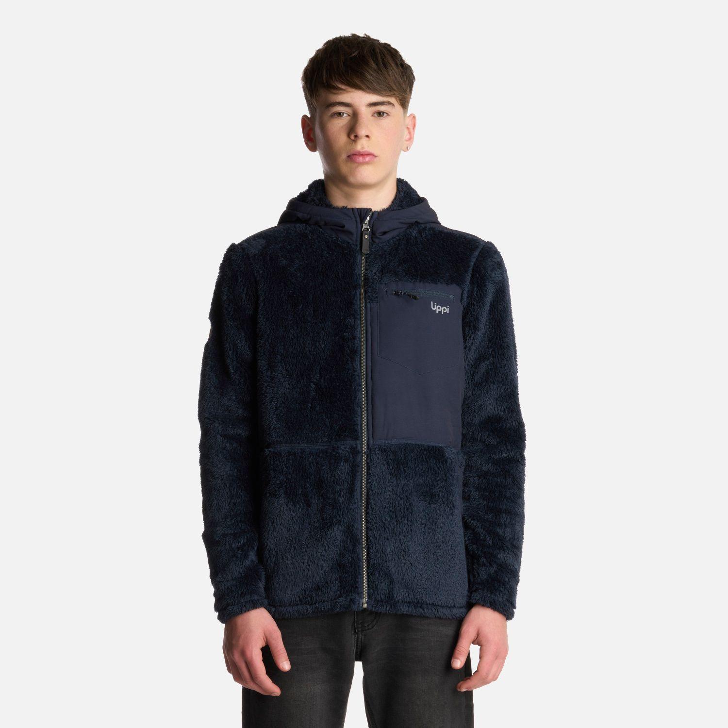 Chaqueta Teen Boy Bear ShaggyPro Hoody Jacket Azul Lippi I24-1