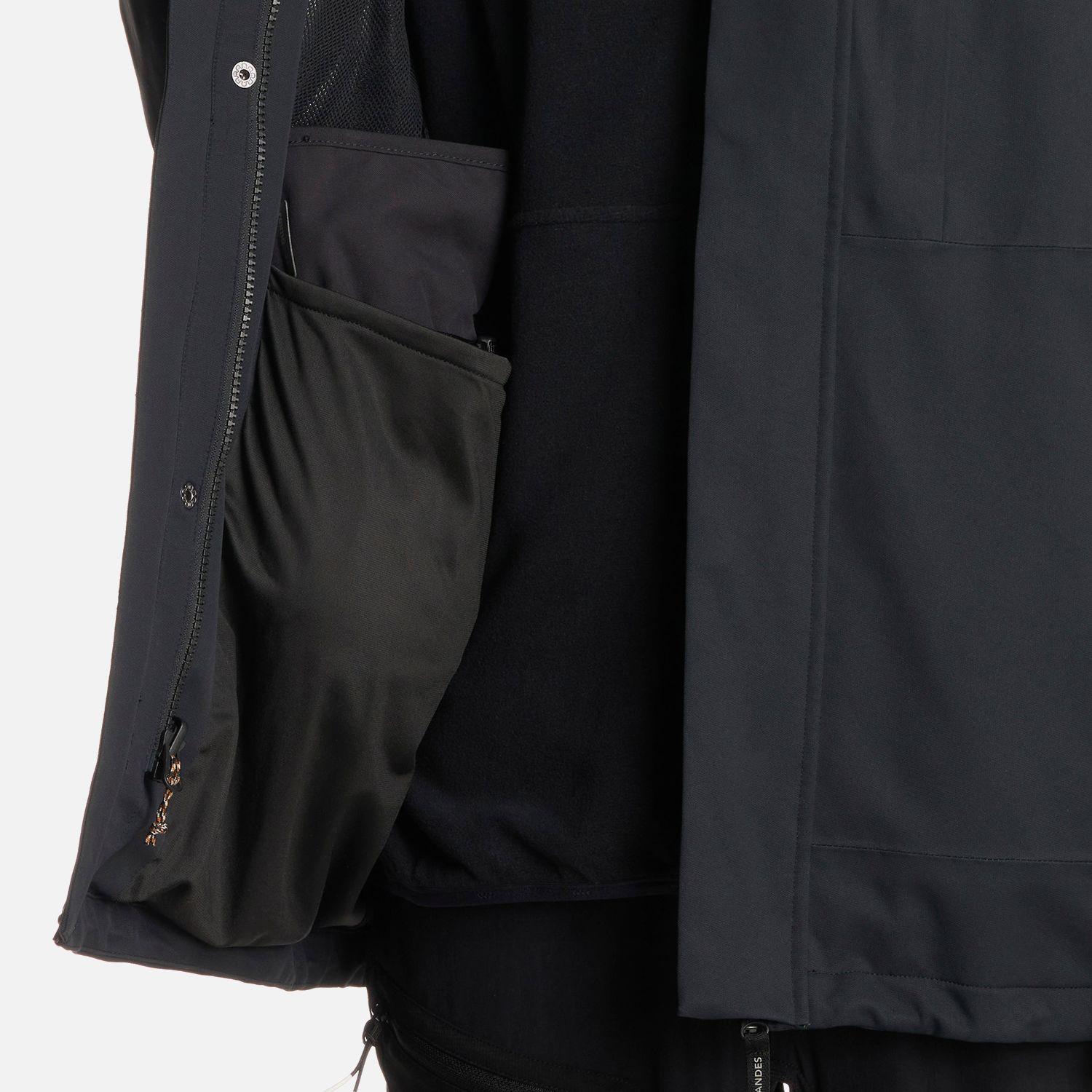 Chaqueta Teen Boy Lake Fusion 3 B-Dry Hoody Negro Lippi I25-9