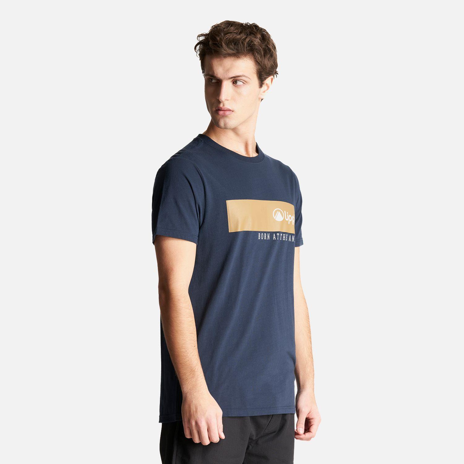 Polera Hombre Logo Lippi T-Shirt Front Line Azul Noche Lippi-2