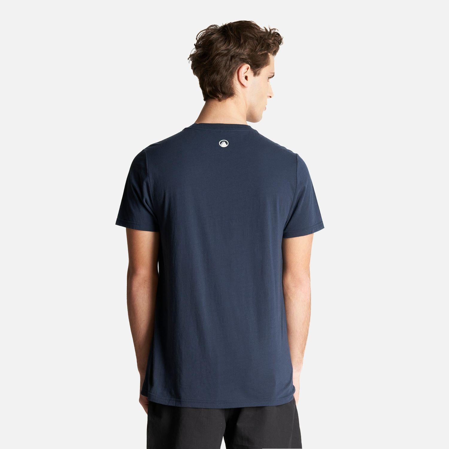 Polera Hombre Logo Lippi T-Shirt Front Line Azul Noche Lippi-4