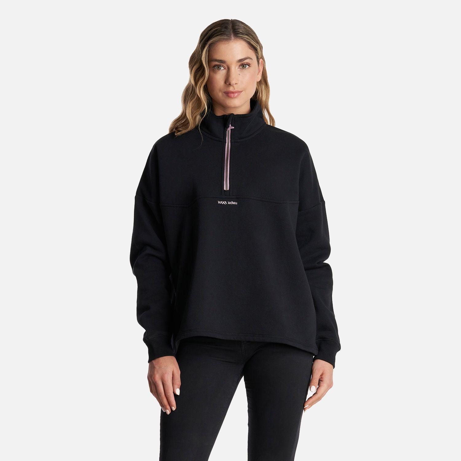 Poleron Mujer Peliculyon Negro Haka Honu V24-1