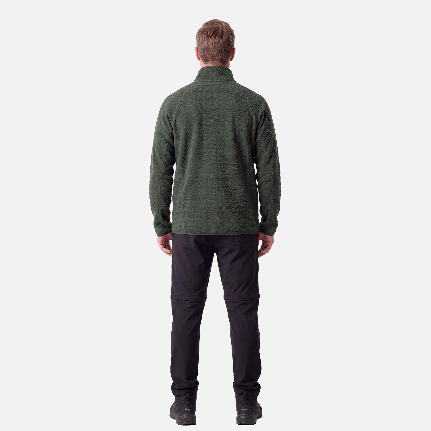 Polerón Hombre Jacaranda Nano-F 1/4 Zip Verde Militar Lippi V27-2