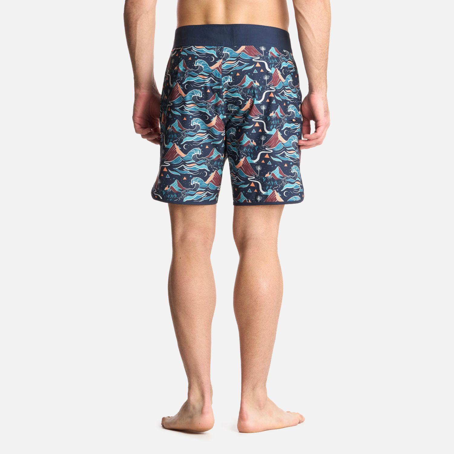 Traje de baño Hombre Sorfer Print Azul Noche Haka Honu-2
