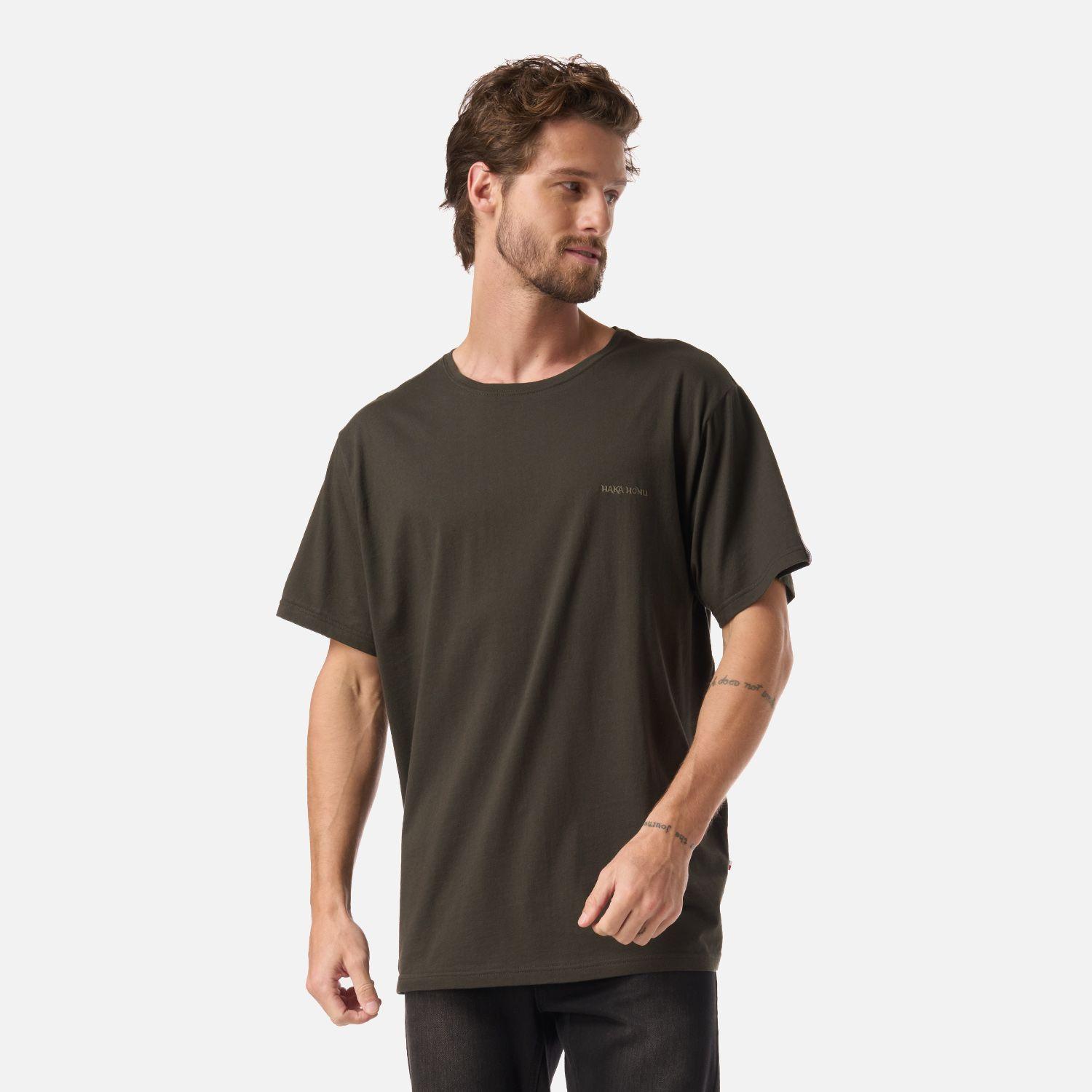 Polera Hombre Haka Verde Militar Haka Honu V26-0