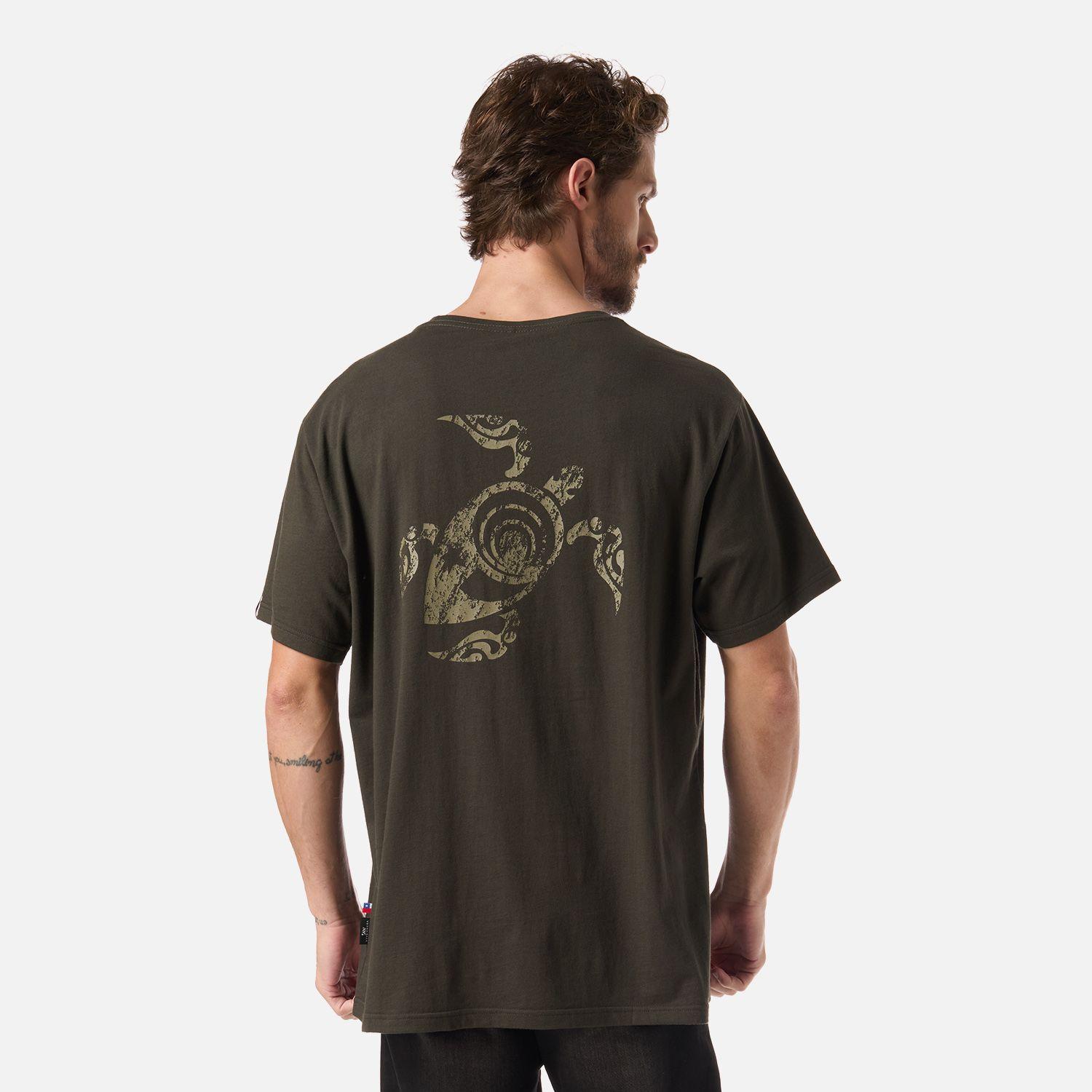 Polera Hombre Haka Verde Militar Haka Honu V26-1