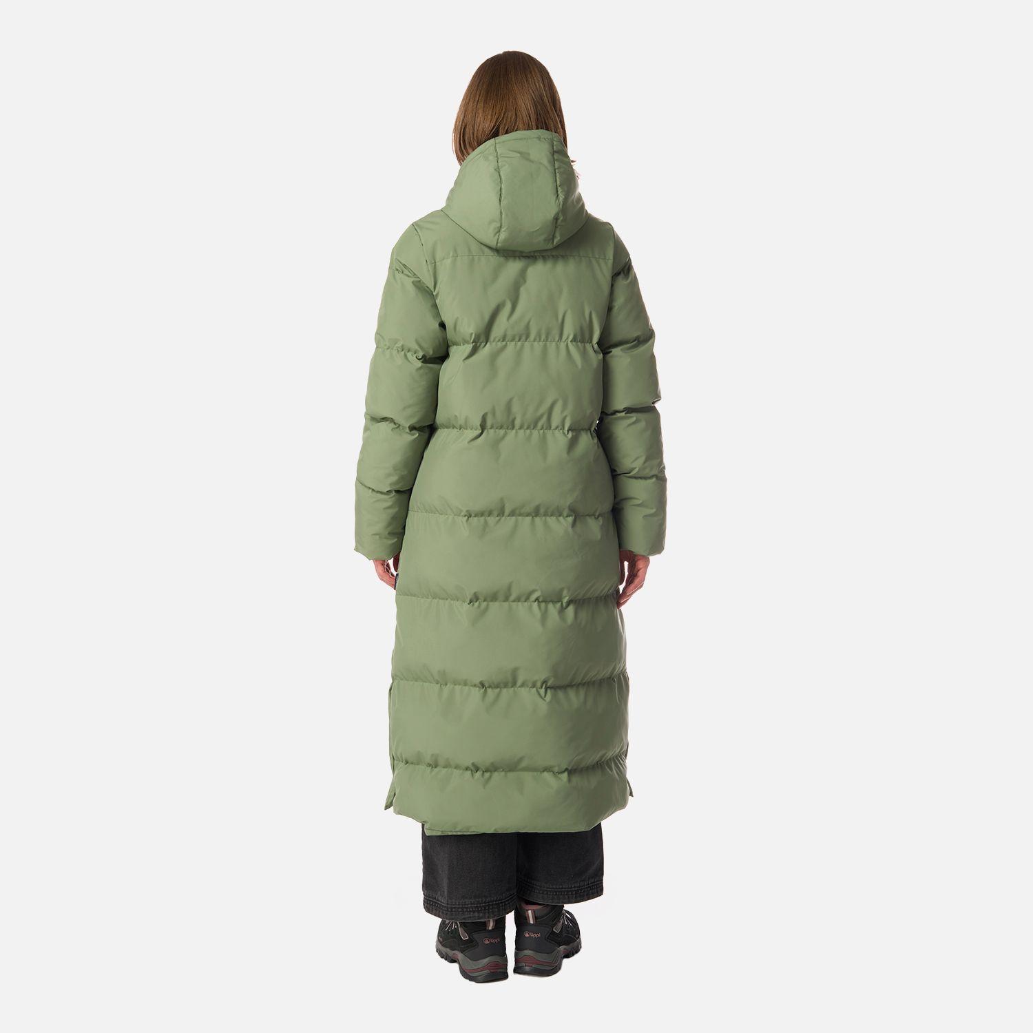 Chaqueta Mujer Long And Warm Steam-Pro Hoody Jacket Jade Oscuro Lippi I26-2