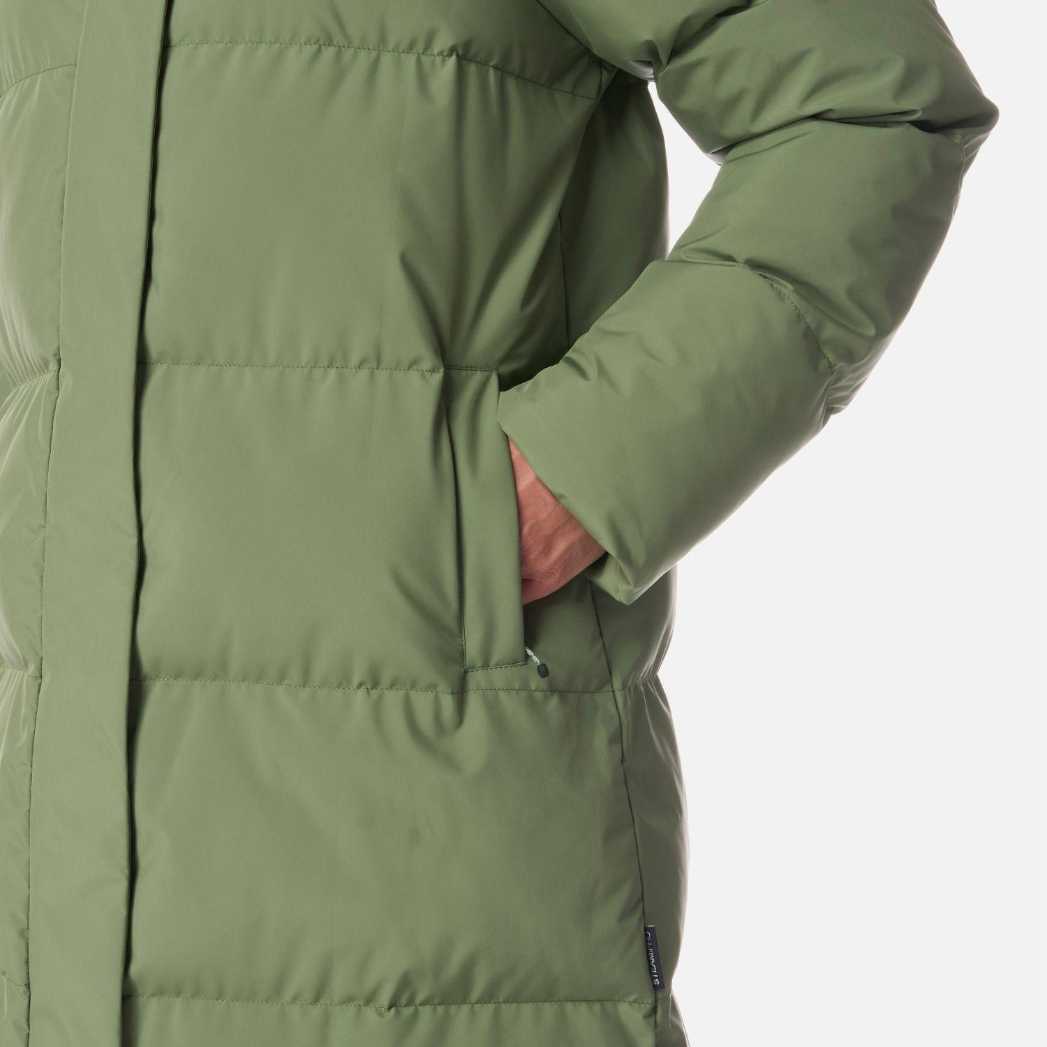 Chaqueta Mujer Long And Warm Steam-Pro Hoody Jacket Jade Oscuro Lippi I26-4
