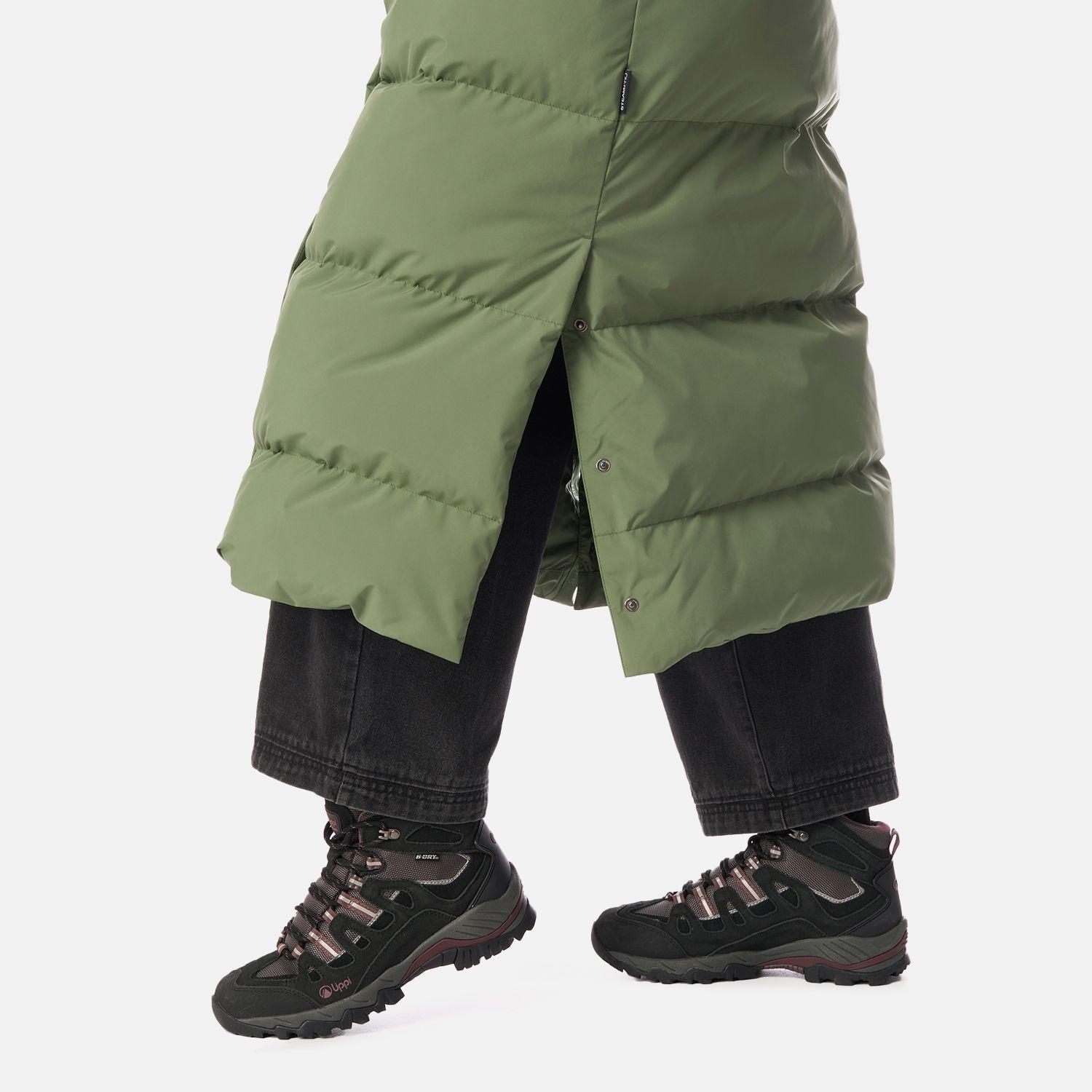 Chaqueta Mujer Long And Warm Steam-Pro Hoody Jacket Jade Oscuro Lippi I26-5