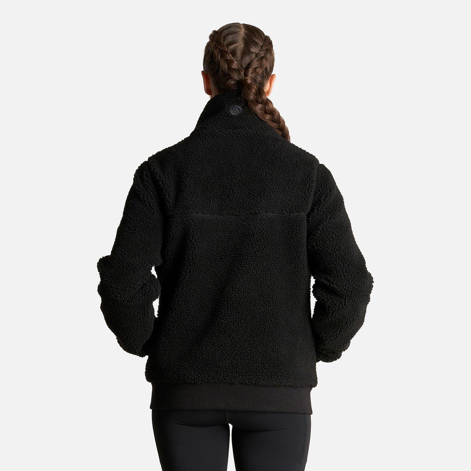 Chaqueta Mujer Comfy Sherpa-Pro Hoody Jacket Negro Lippi-3