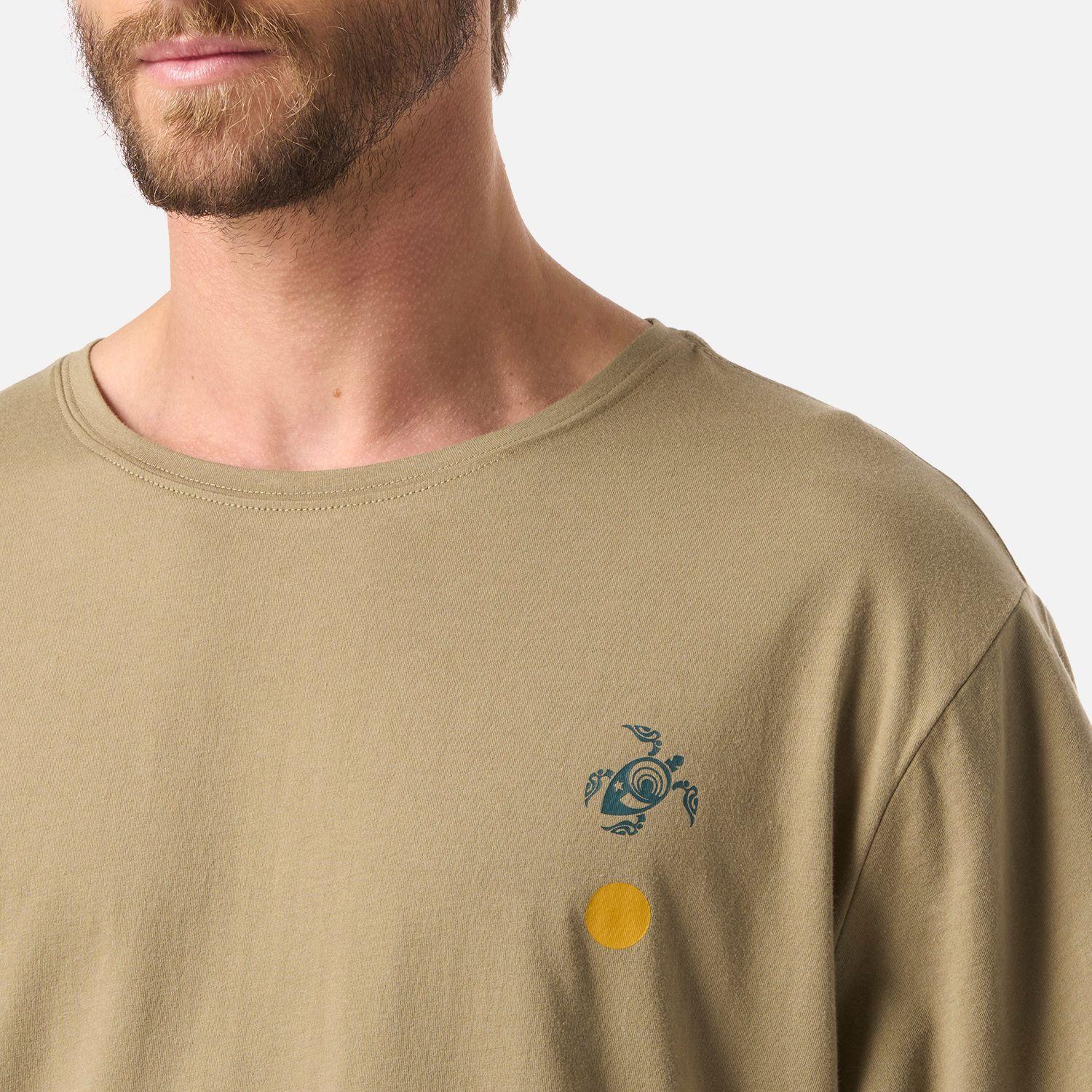 Polera Hombre El Cuernudo Verde Oliva Haka Honu V26-3