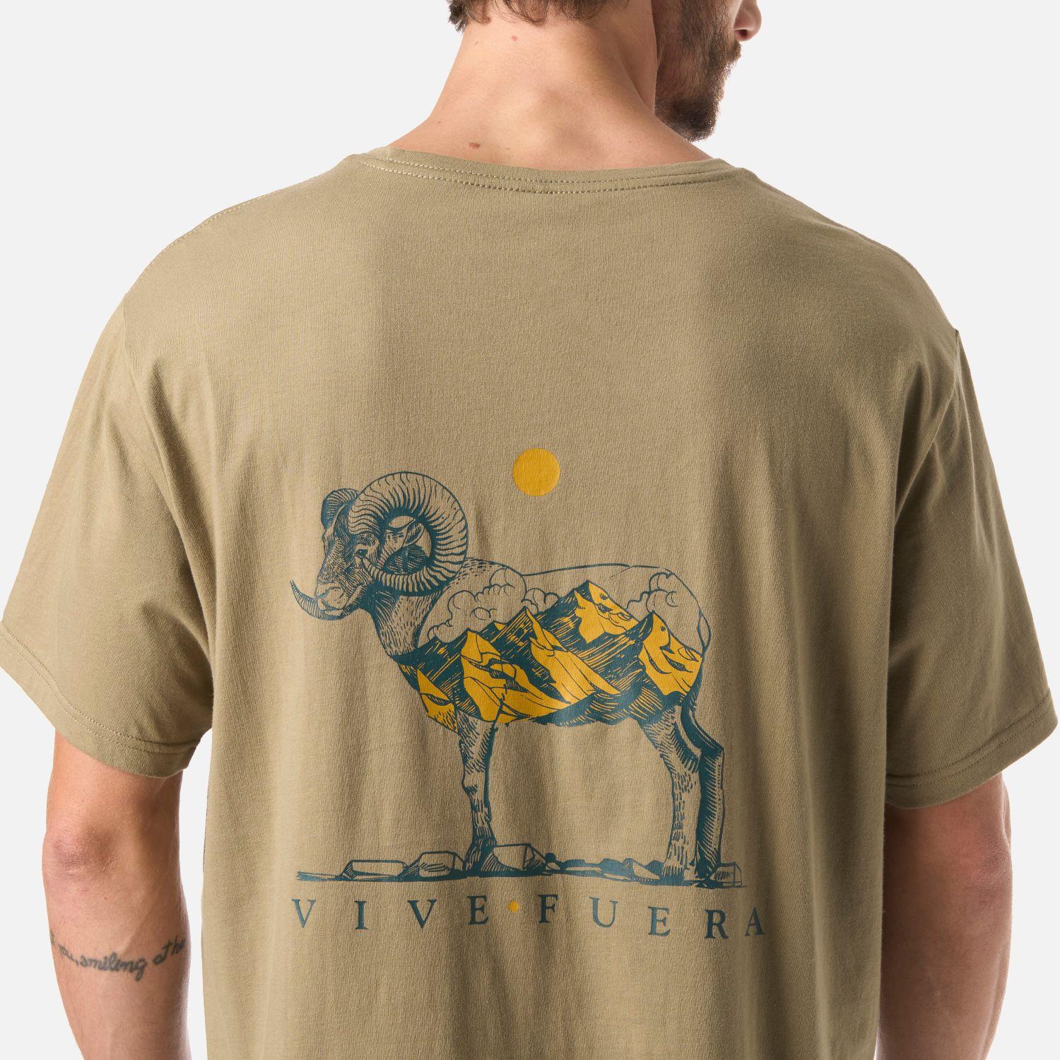 Polera Hombre El Cuernudo Verde Oliva Haka Honu V26-4