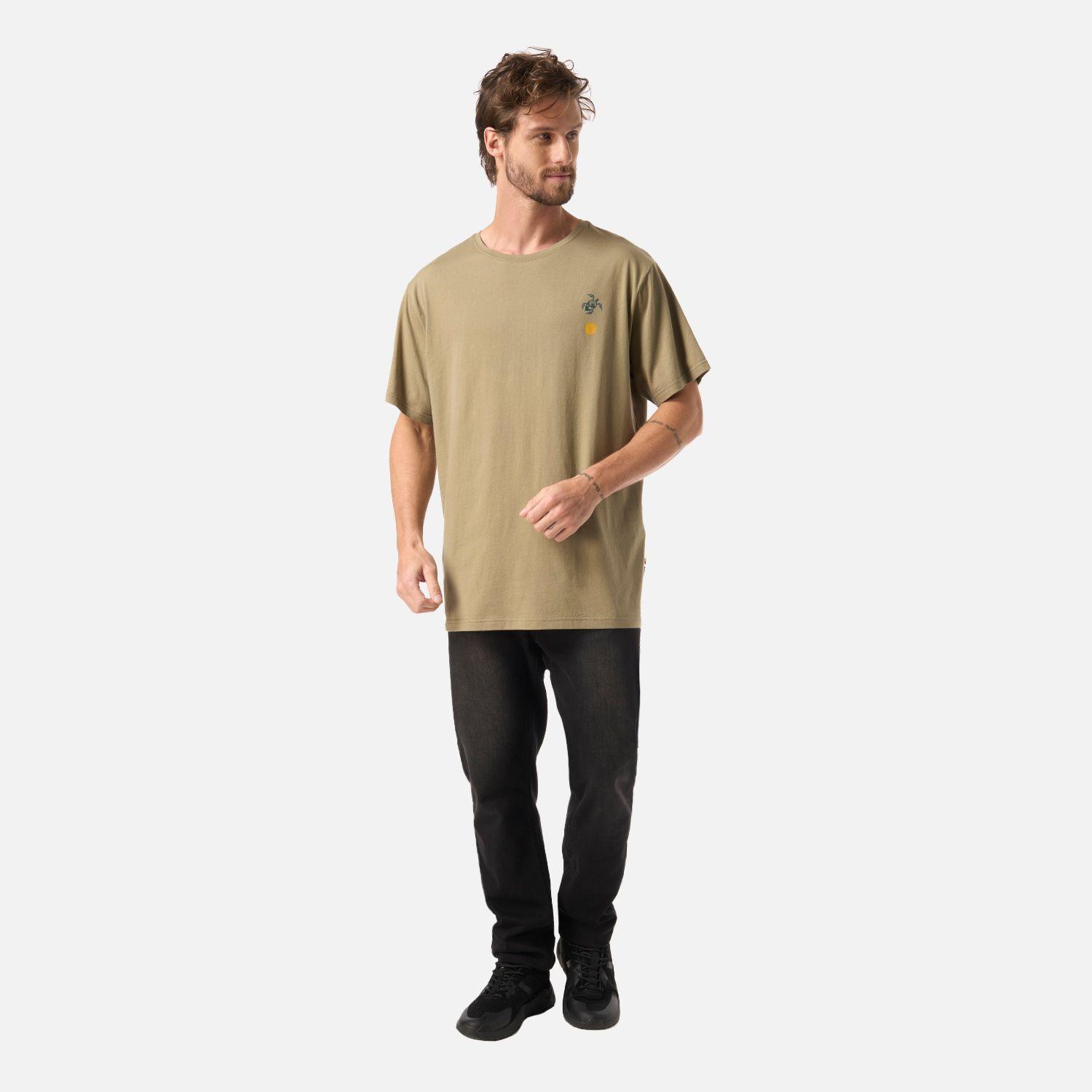 Polera Hombre El Cuernudo Verde Oliva Haka Honu V26-5