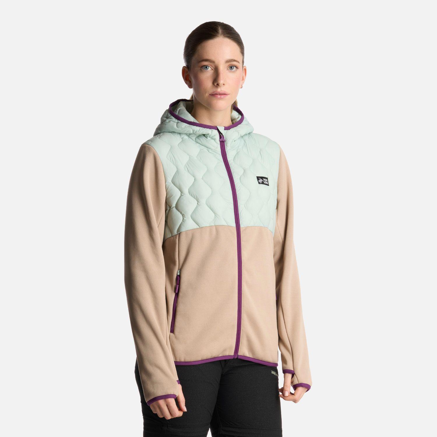 Chaqueta Mujer Altiplano Gris Claro Haka Honu-1