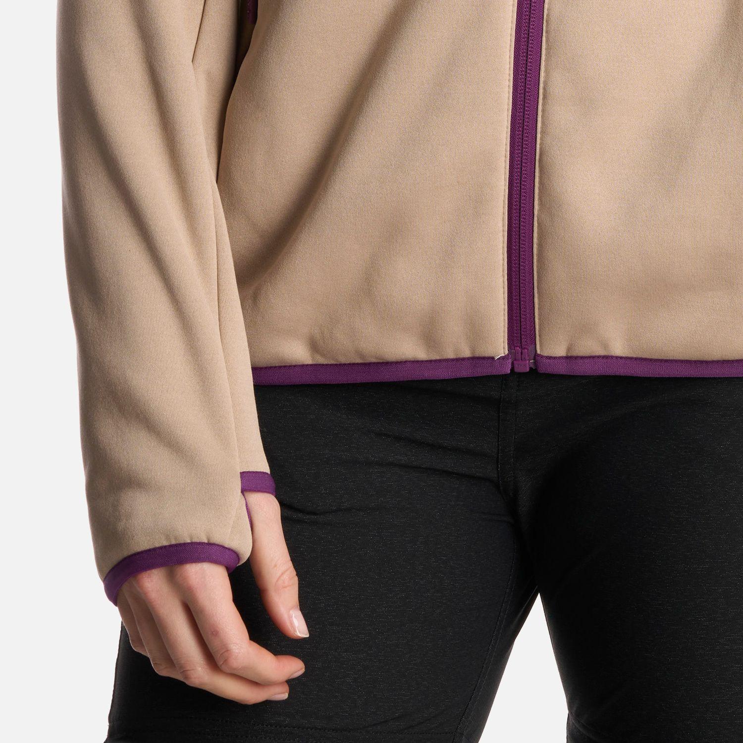 Chaqueta Mujer Altiplano Gris Claro Haka Honu-5