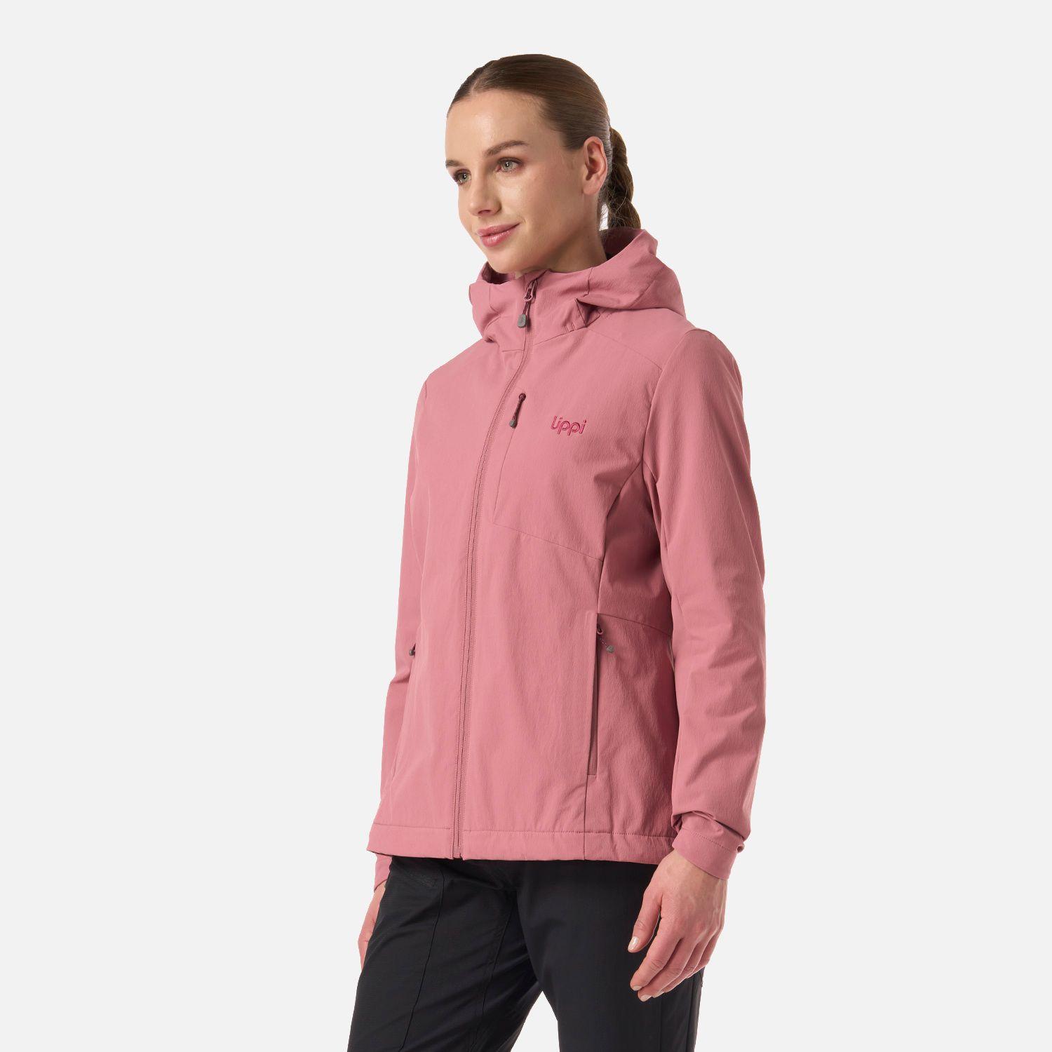 Chaqueta Mujer Wind-Trek Softshell Jacket Rosa Oscuro Lippi V26-1