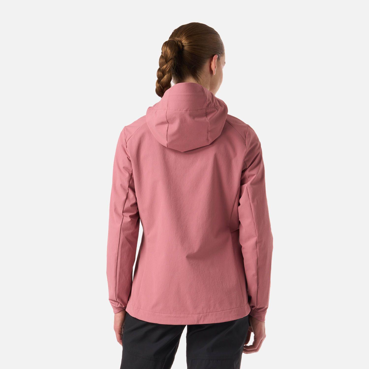 Chaqueta Mujer Wind-Trek Softshell Jacket Rosa Oscuro Lippi V26-2