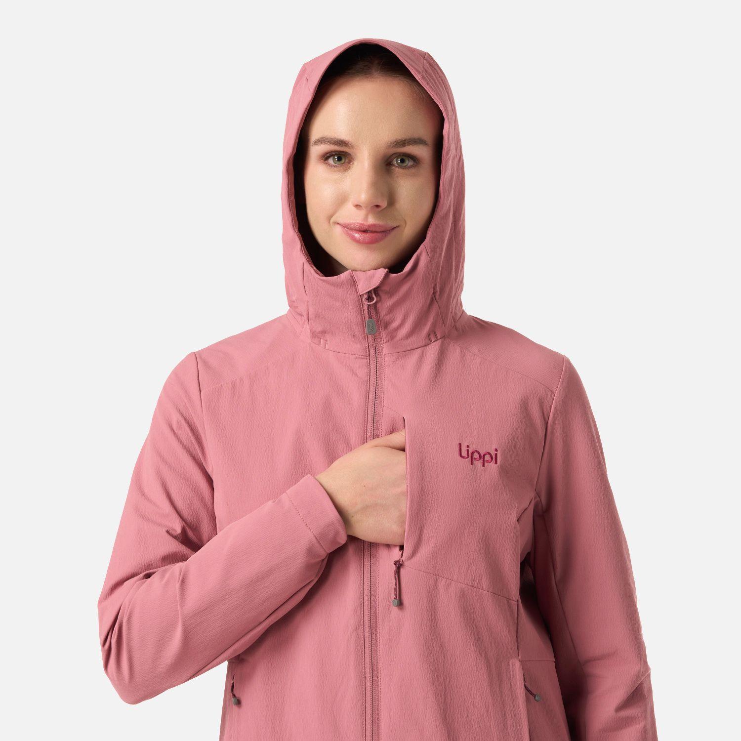 Chaqueta Mujer Wind-Trek Softshell Jacket Rosa Oscuro Lippi V26-3
