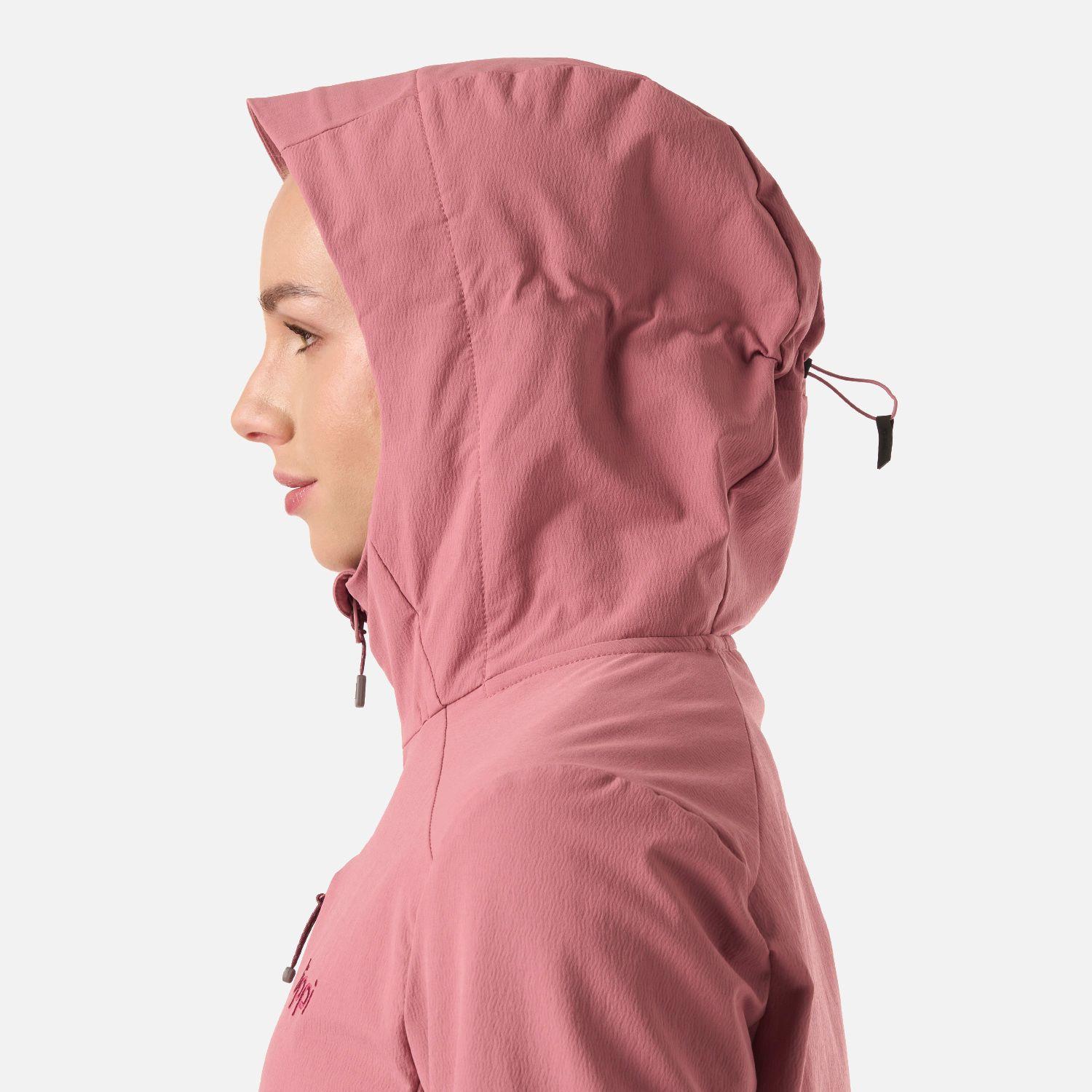 Chaqueta Mujer Wind-Trek Softshell Jacket Rosa Oscuro Lippi V26-4