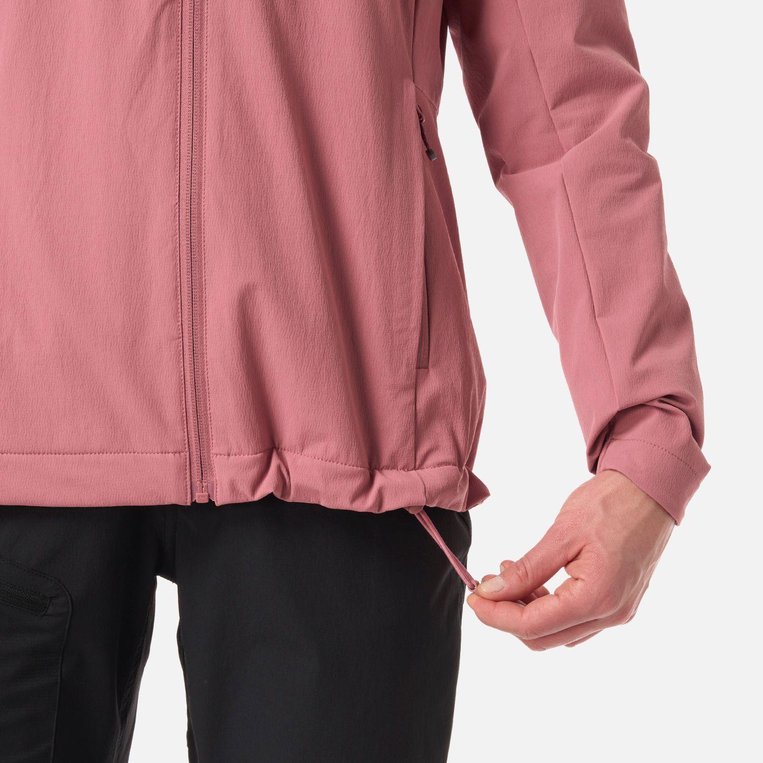 Chaqueta Mujer Wind-Trek Softshell Jacket Rosa Oscuro Lippi V26-6
