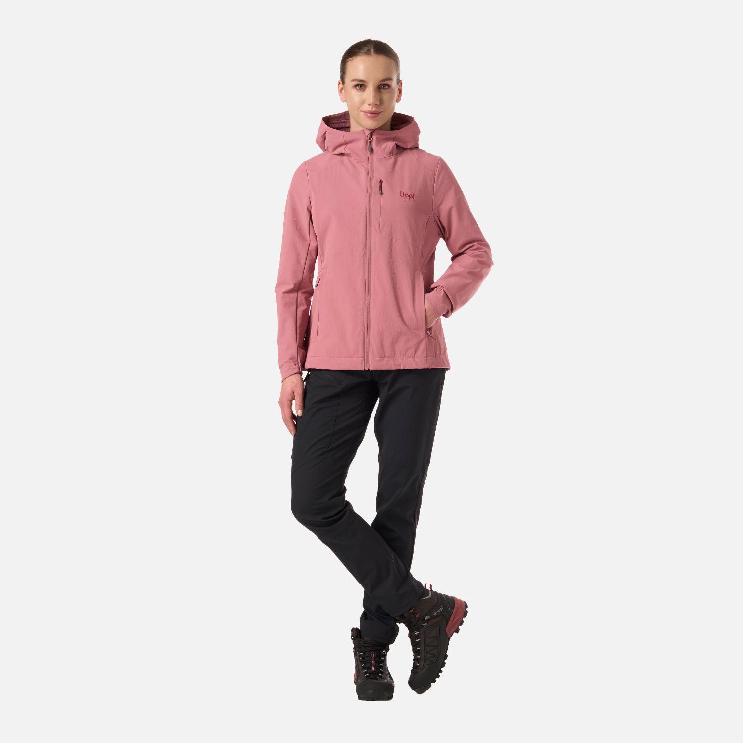 Chaqueta Mujer Wind-Trek Softshell Jacket Rosa Oscuro Lippi V26-8