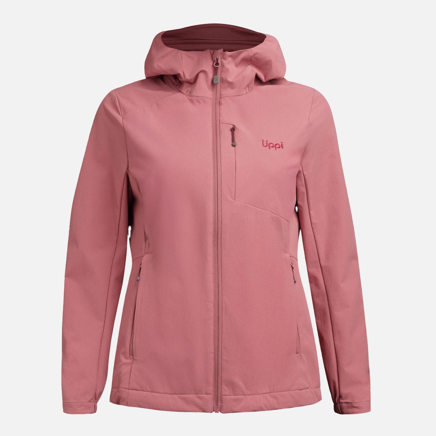 Chaqueta Mujer Wind-Trek Softshell Jacket Rosa Oscuro Lippi V26-9