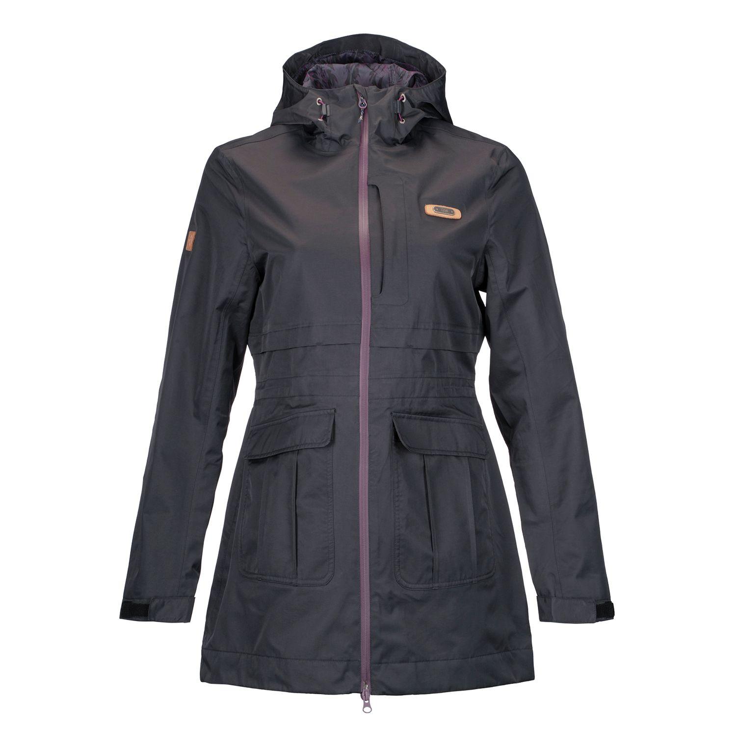 Chaqueta Mujer Drizzle B-Dry Hoody Jacket Grafito Lippi-0
