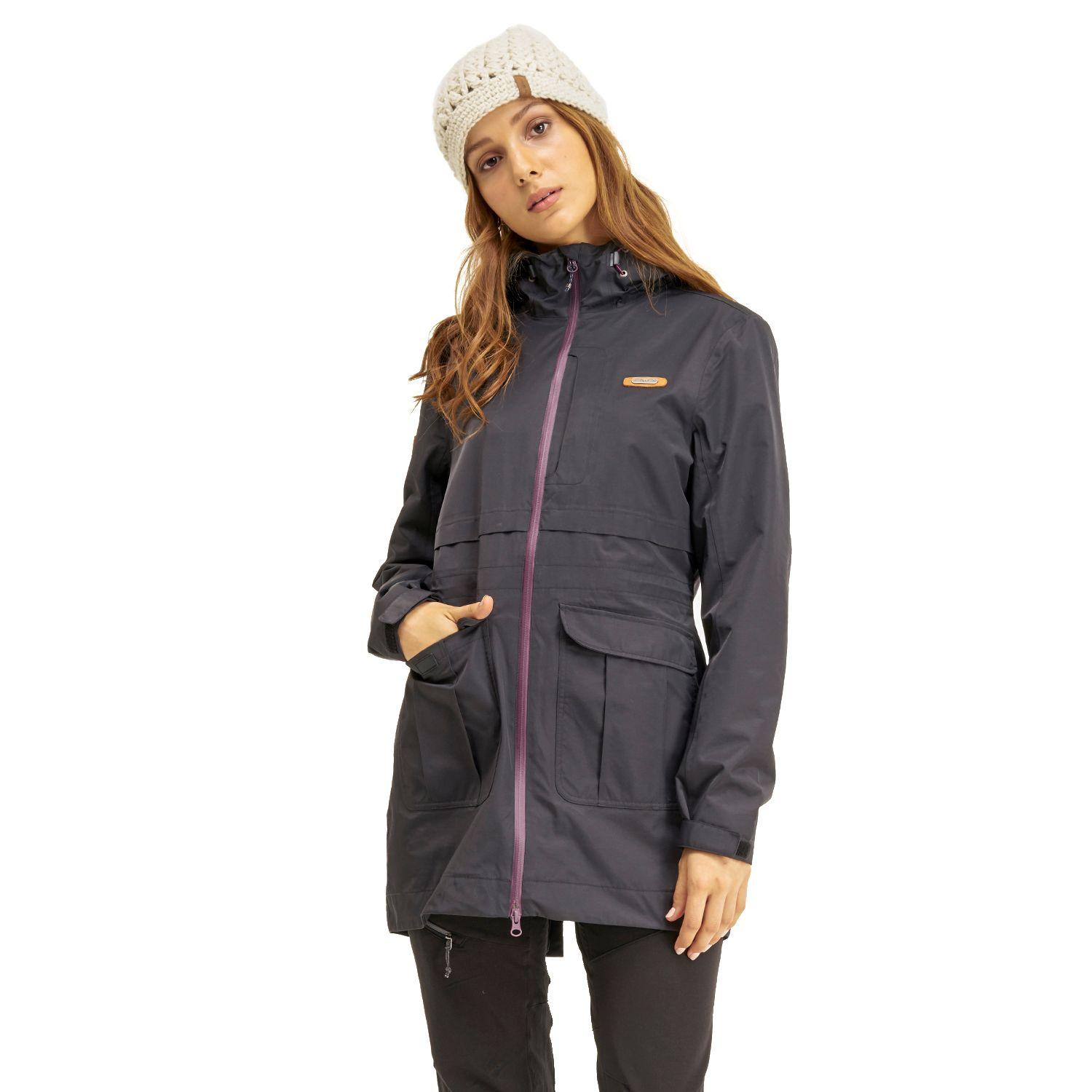 Chaqueta Mujer Drizzle B-Dry Hoody Jacket Grafito Lippi-1