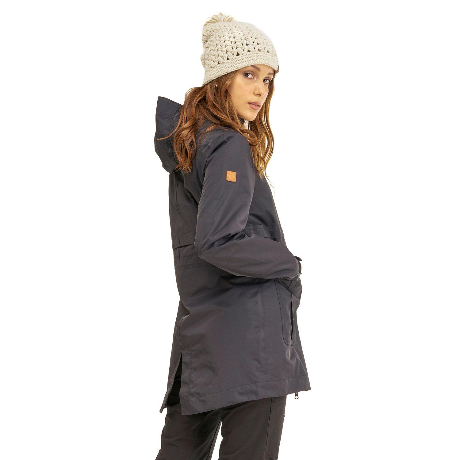Chaqueta Mujer Drizzle B-Dry Hoody Jacket Grafito Lippi-2