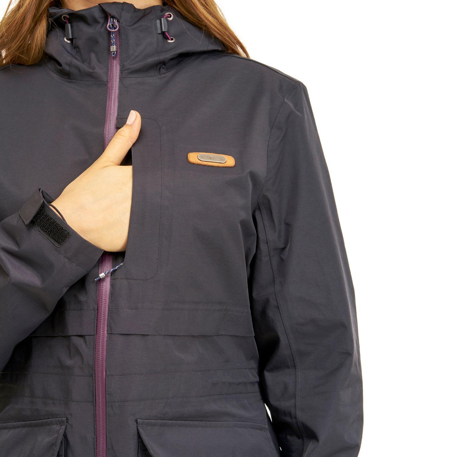 Chaqueta Mujer Drizzle B-Dry Hoody Jacket Grafito Lippi-4