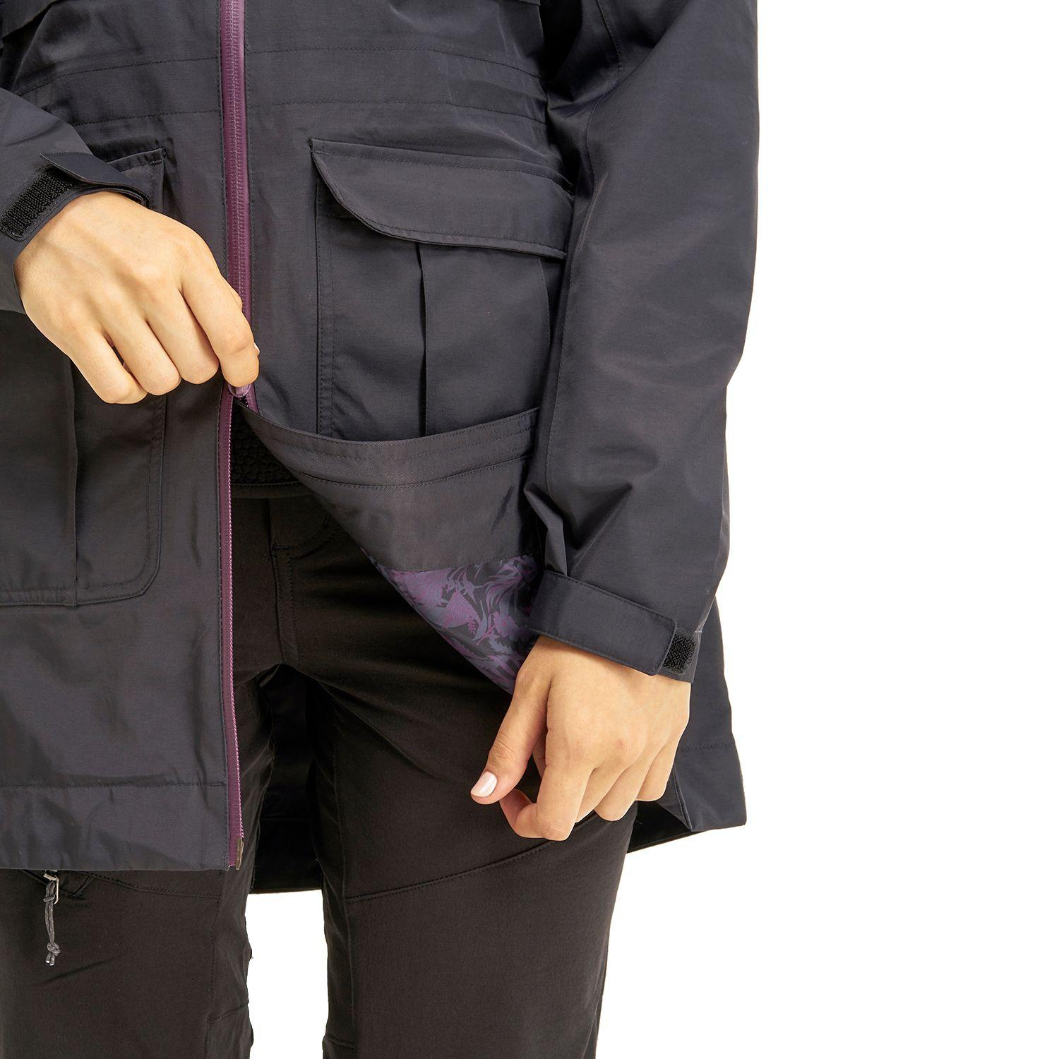 Chaqueta Mujer Drizzle B-Dry Hoody Jacket Grafito Lippi-5