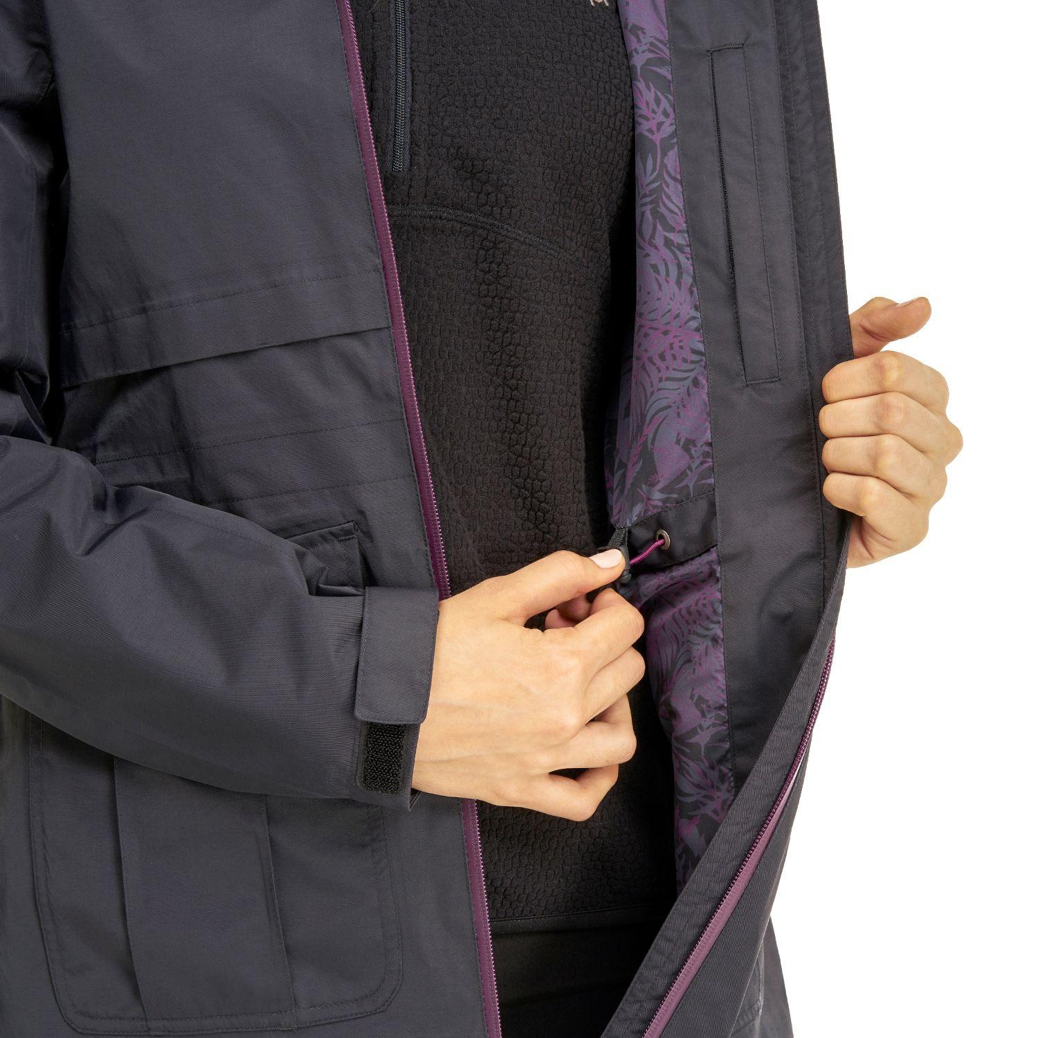 Chaqueta Mujer Drizzle B-Dry Hoody Jacket Grafito Lippi-6