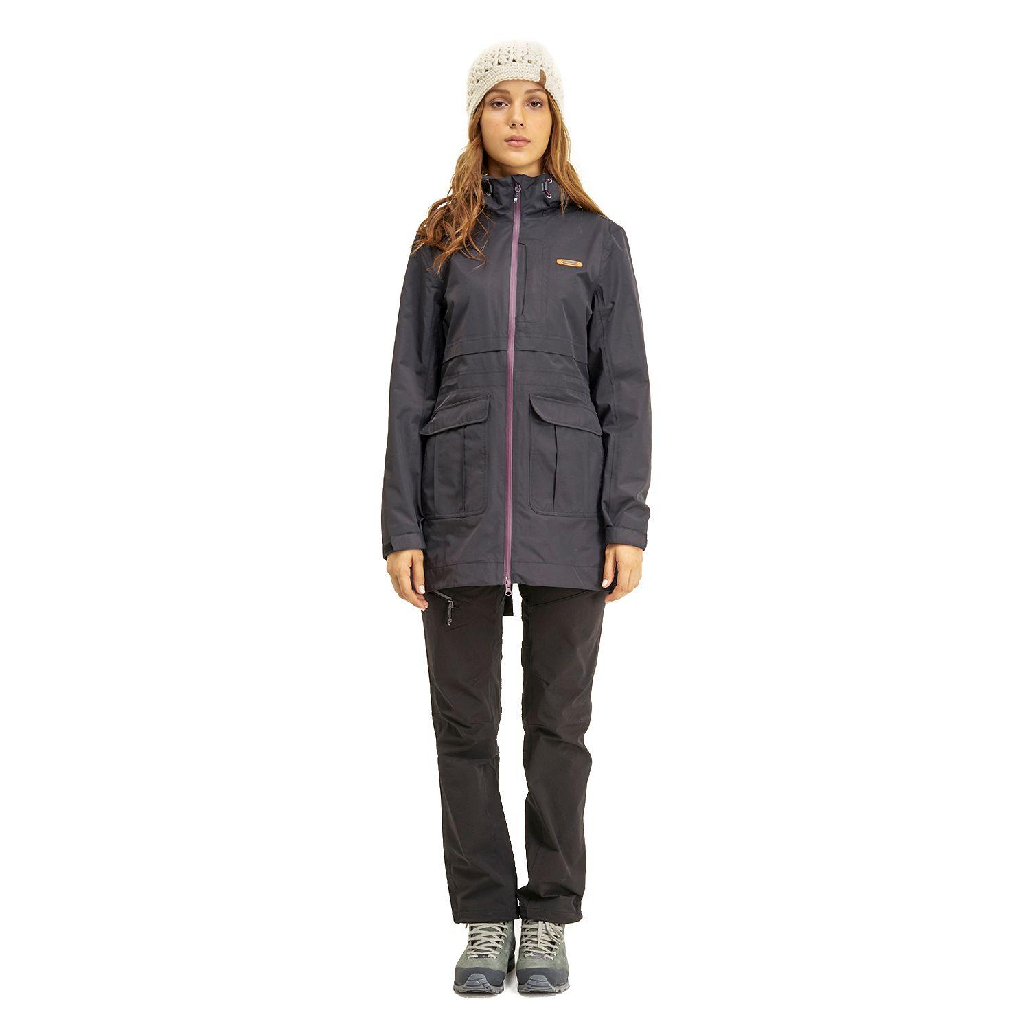 Chaqueta Mujer Drizzle B-Dry Hoody Jacket Grafito Lippi-7