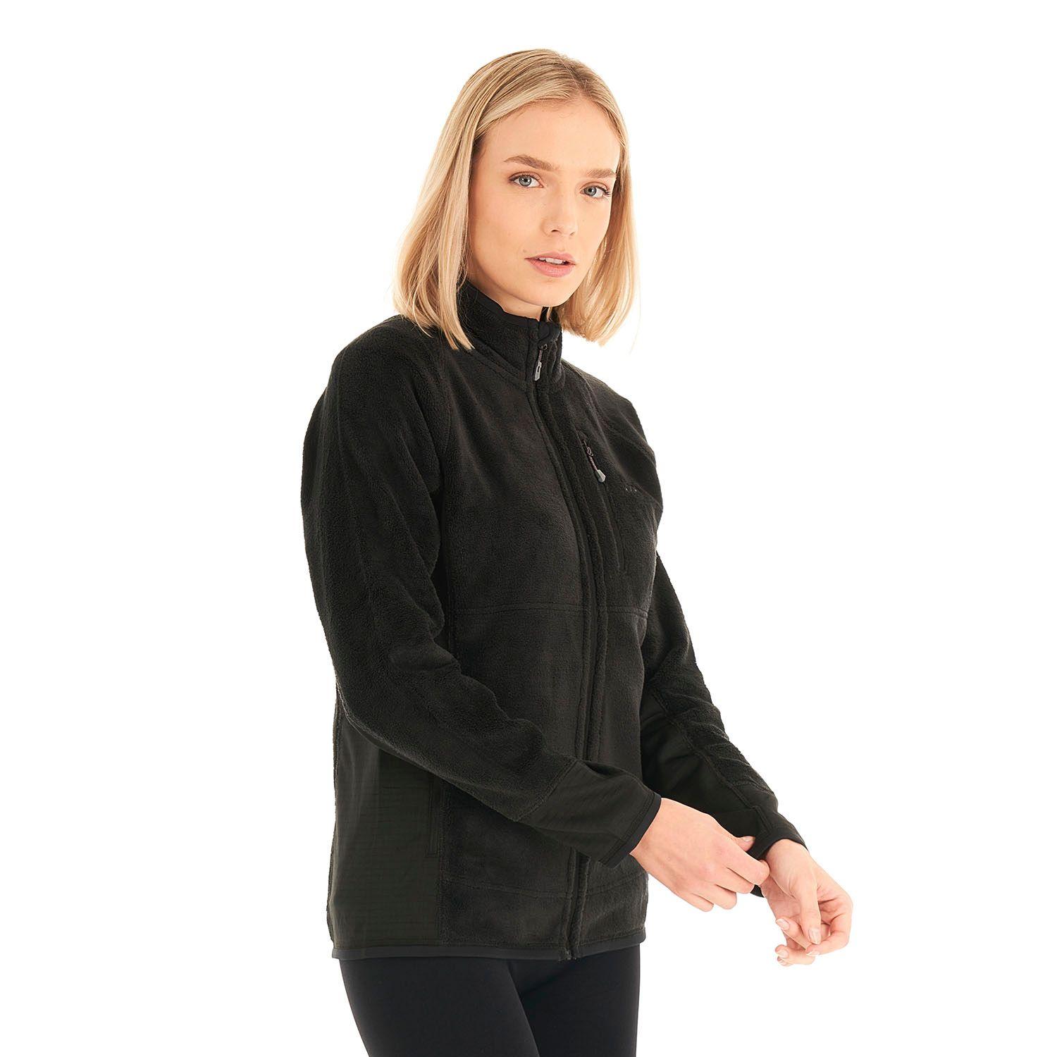 Poleron Mujer Numan Shaggy-Pro Jacket Grafito Lippi-2