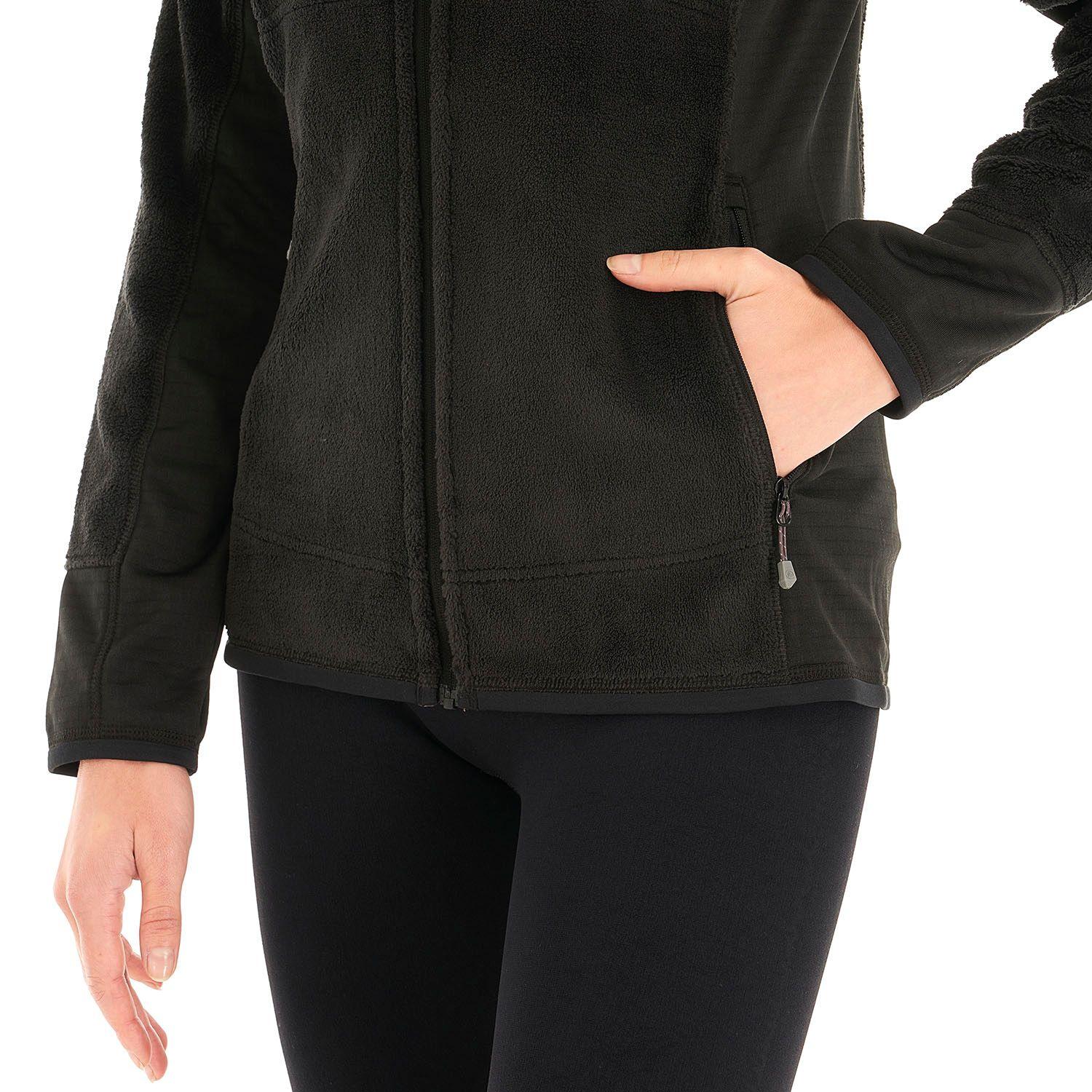 Poleron Mujer Numan Shaggy-Pro Jacket Grafito Lippi-7