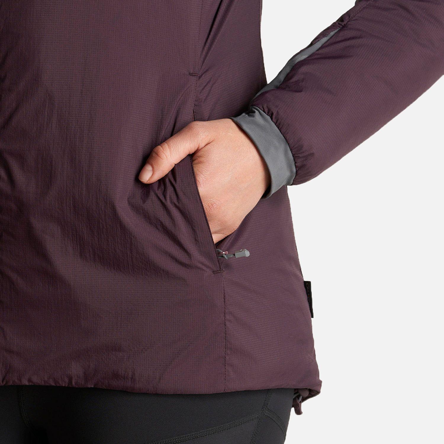 Chaqueta Mujer Spry Steam-Pro Hoody Jacket Burdeo Lippi I23-6