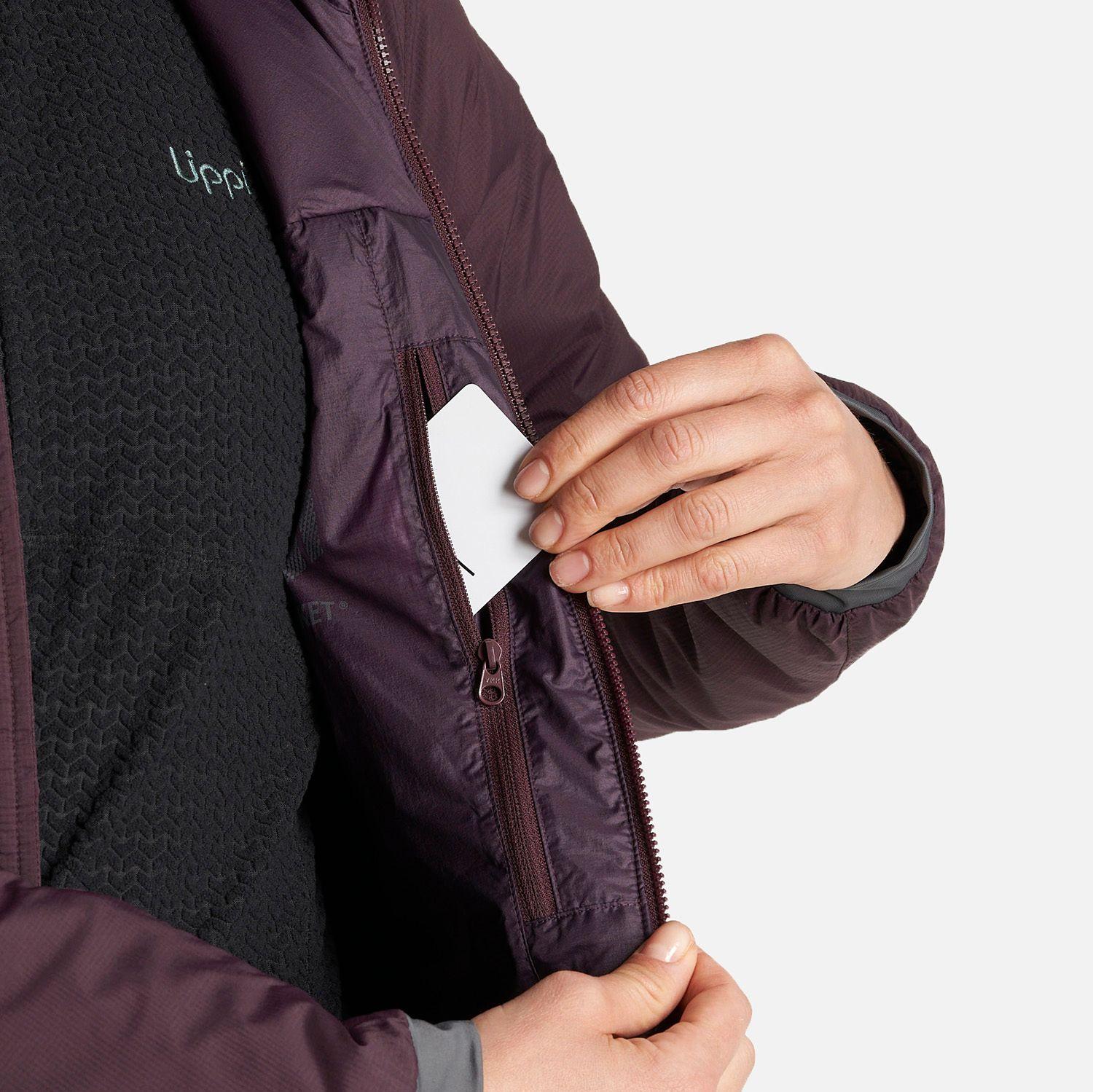 Chaqueta Mujer Spry Steam-Pro Hoody Jacket Burdeo Lippi I23-8