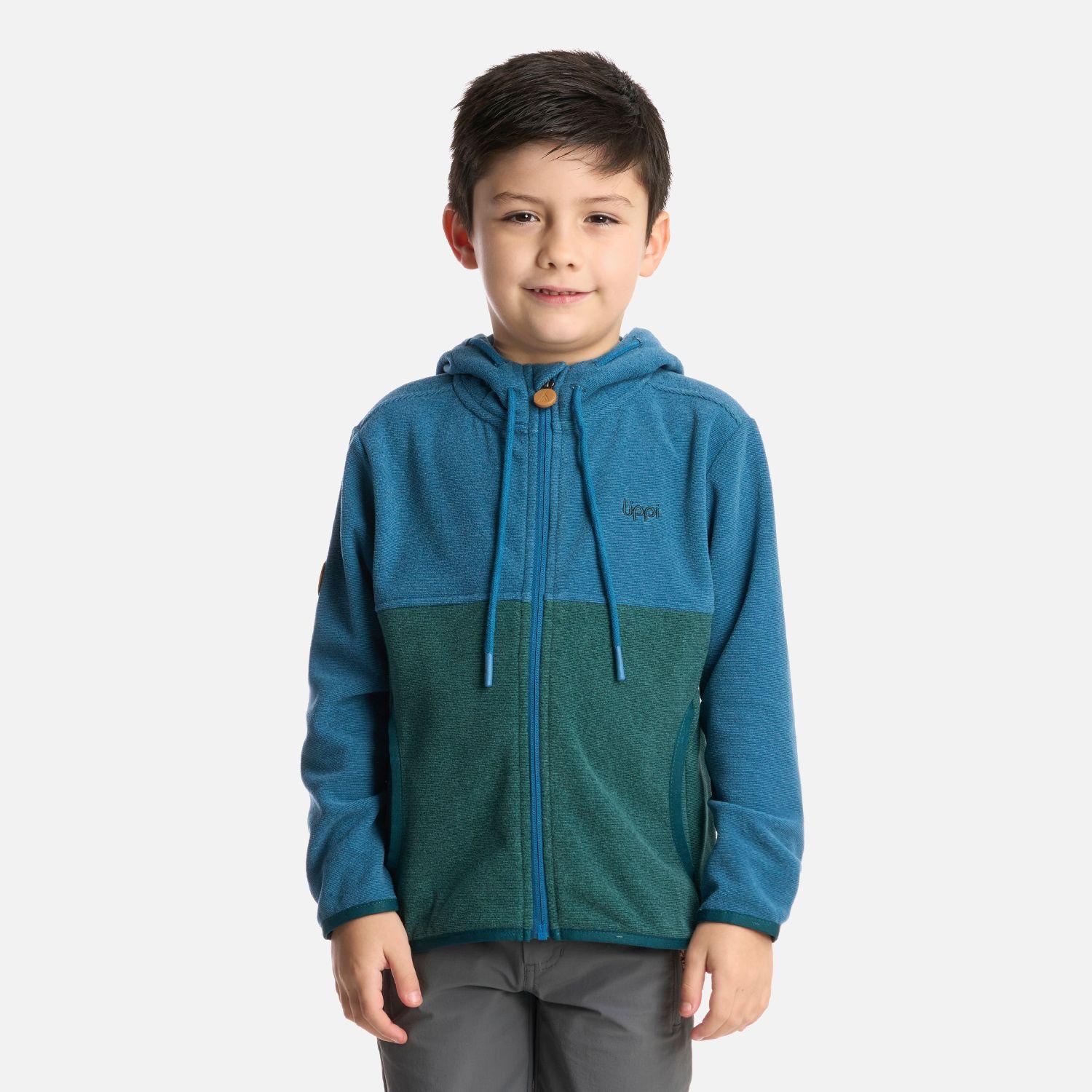 Polerón Niño Stripes Nano-F Full Zip Hoody Azul Lippi-0